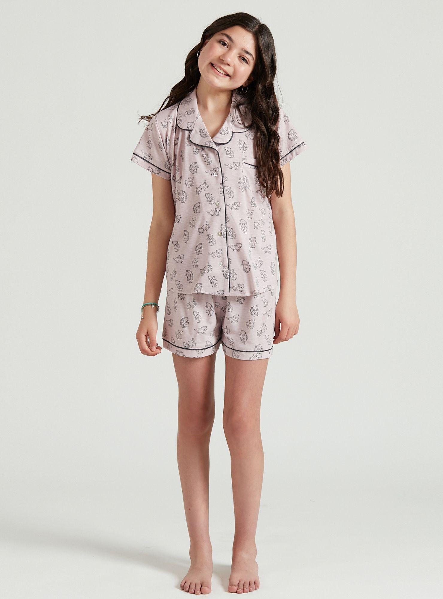 Pijama Lux Kids Rosado-0