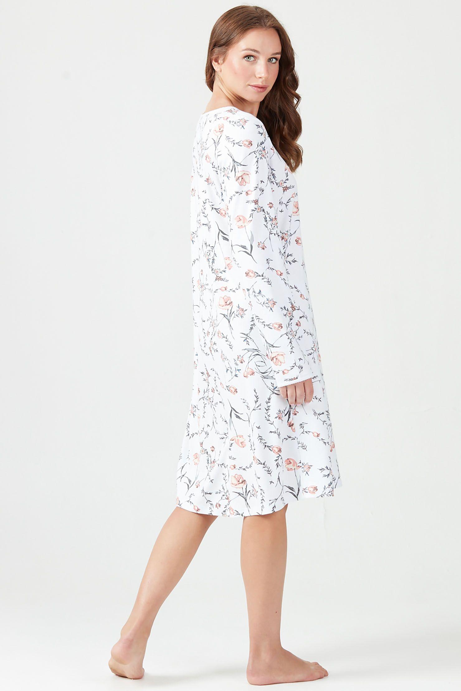 Camisa de dormir Cuore Ivory Estampado-2