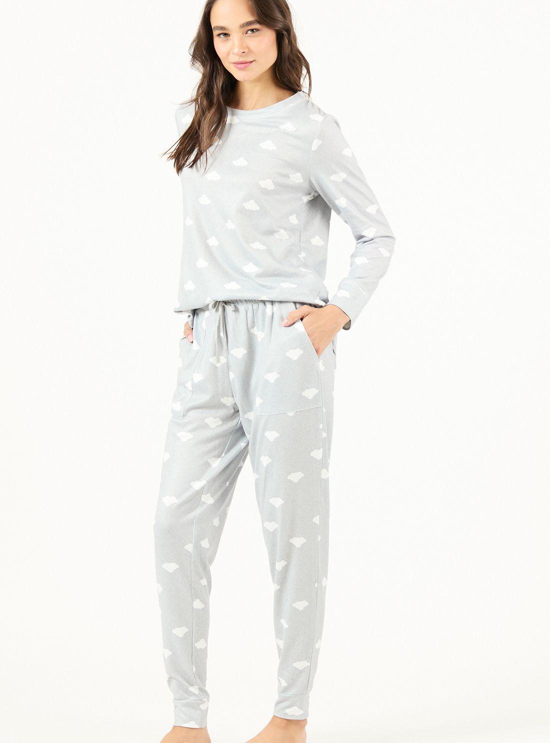 Pijama de Mujer Gante Gris-1