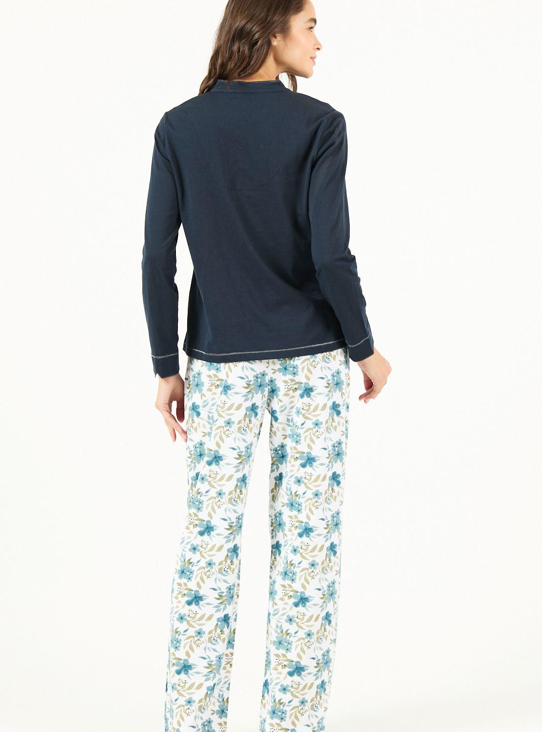 Pijama de Mujer Sofia Azul-2
