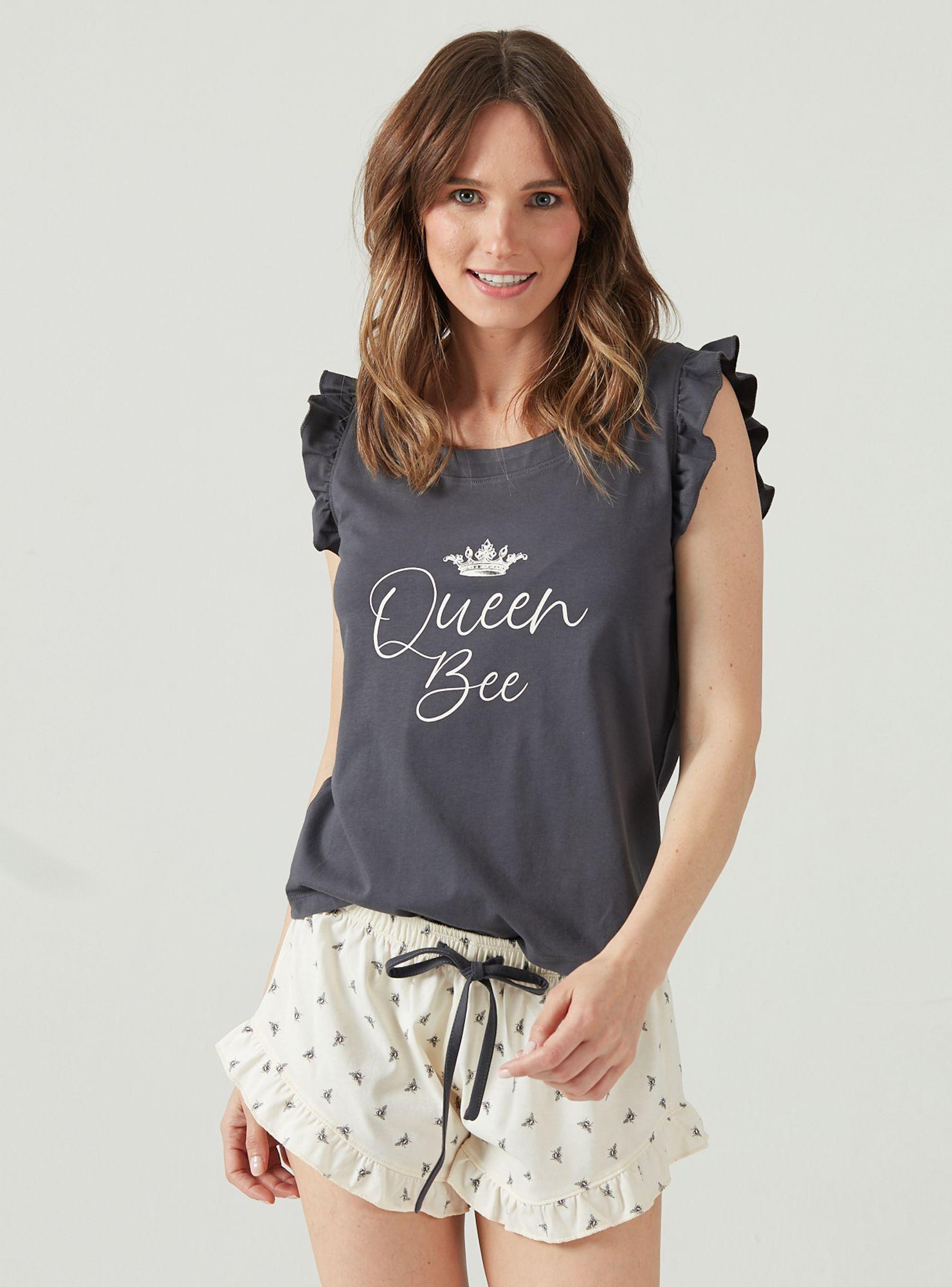 Pijama de Mujer Tokyo Gris-3