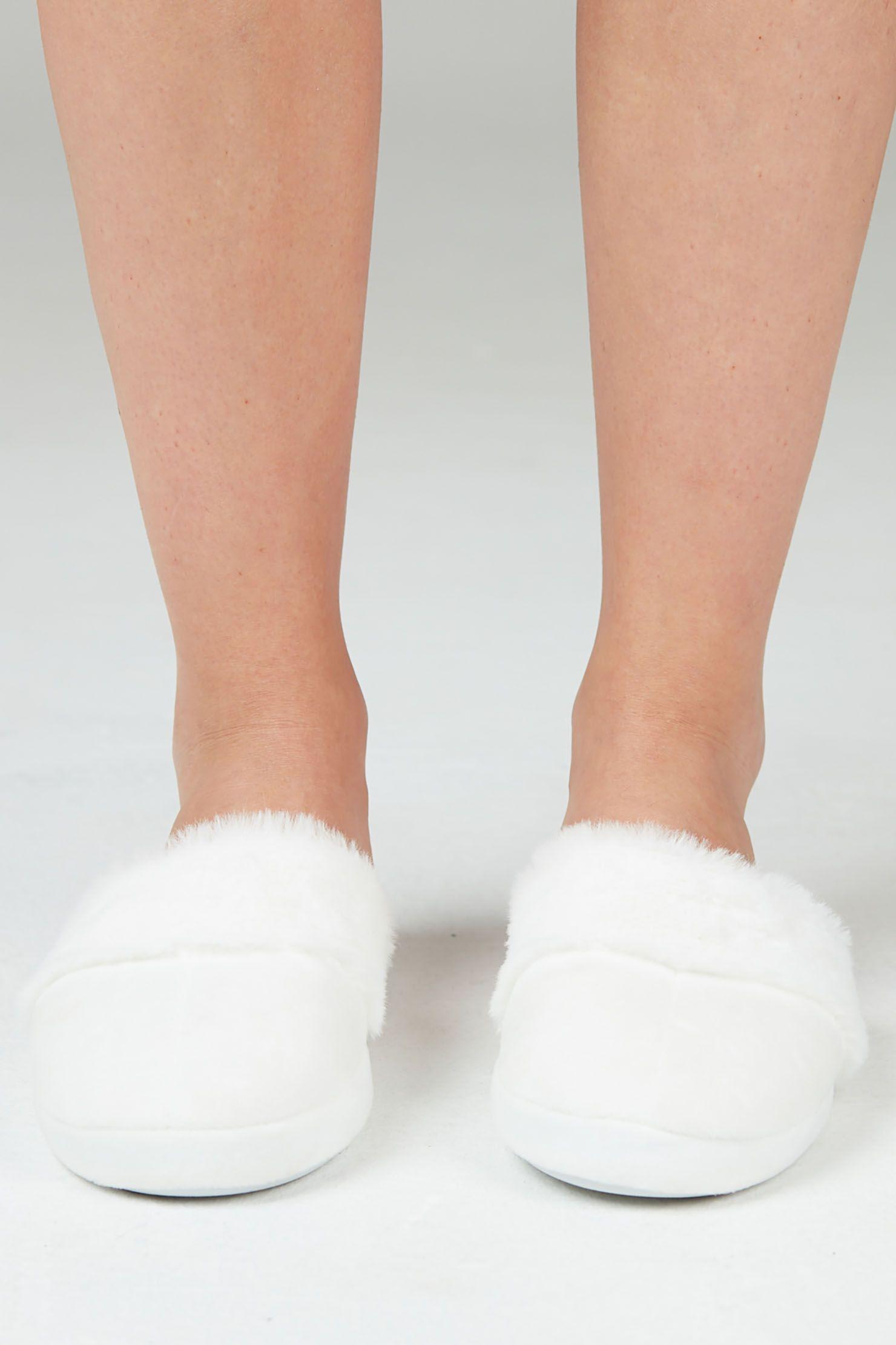 Pantufla Gamuza Ivory-0