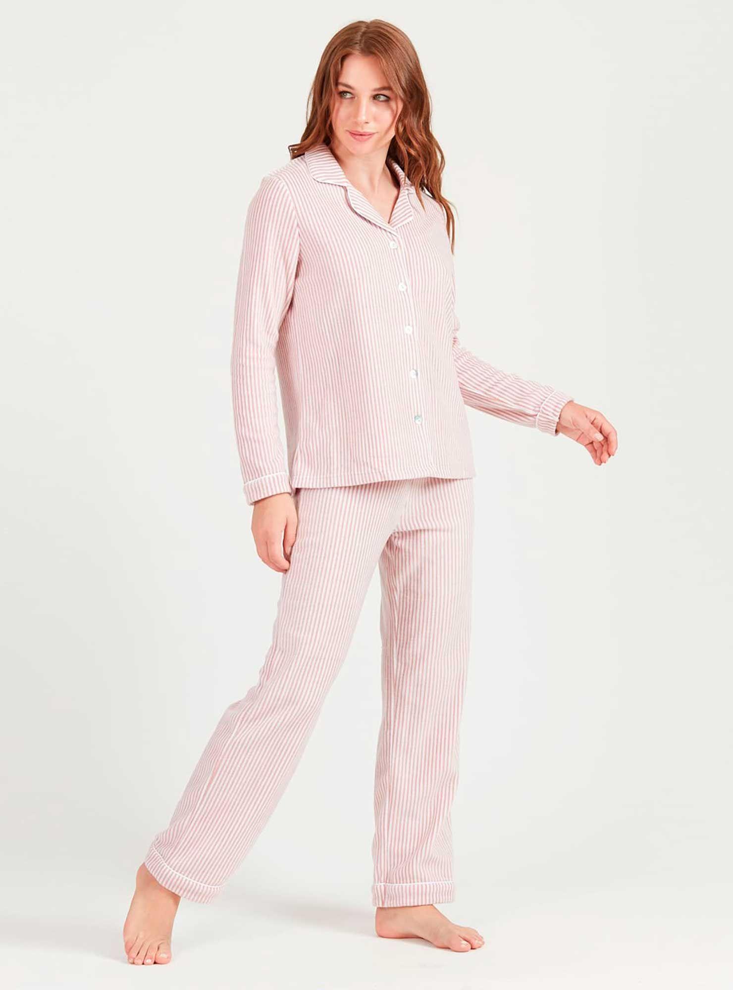 Pijama de mujer Sport Polar Rosado Estampado-1