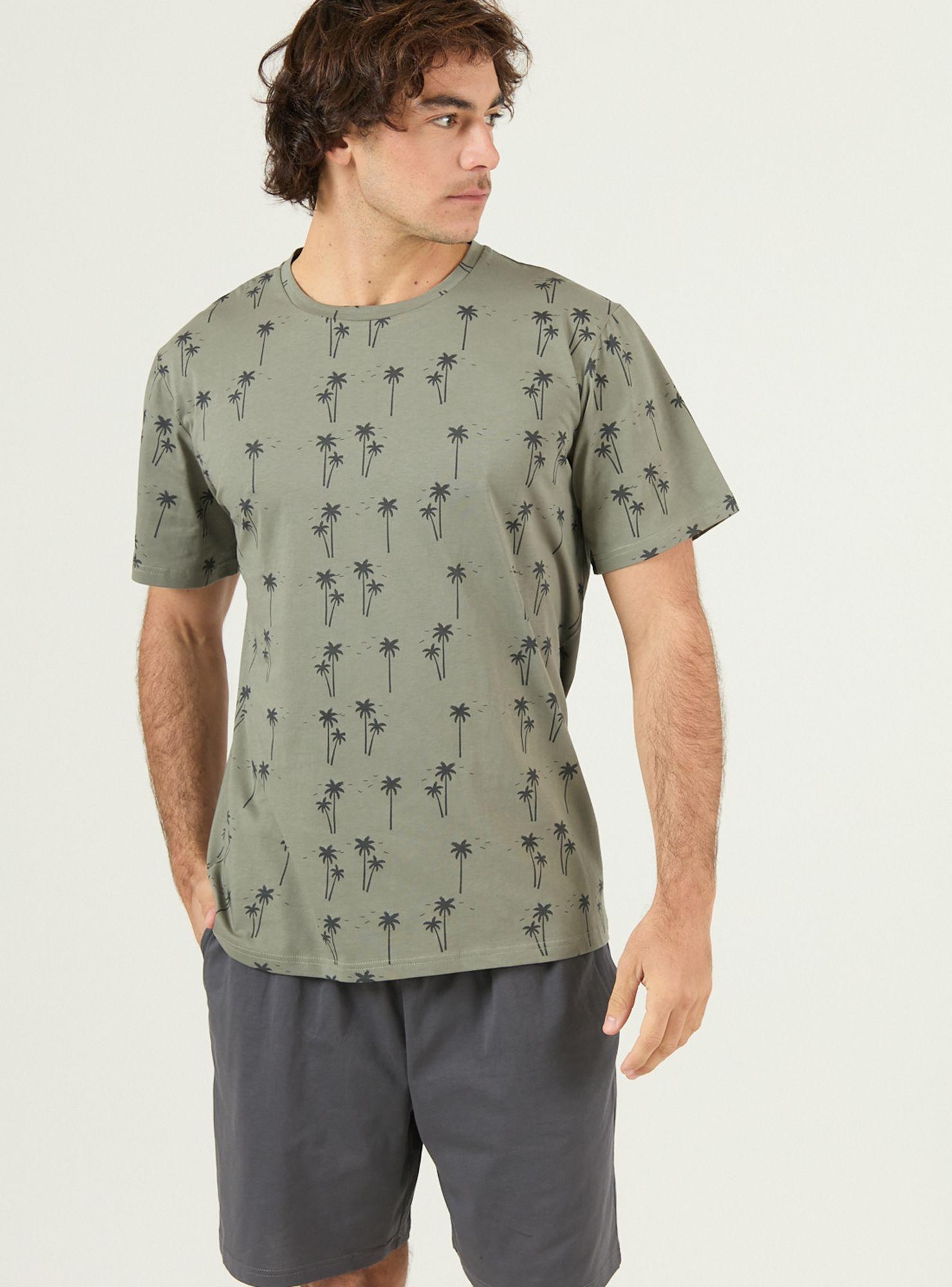 Pijama de Hombre Tomas Short Charcoal-1