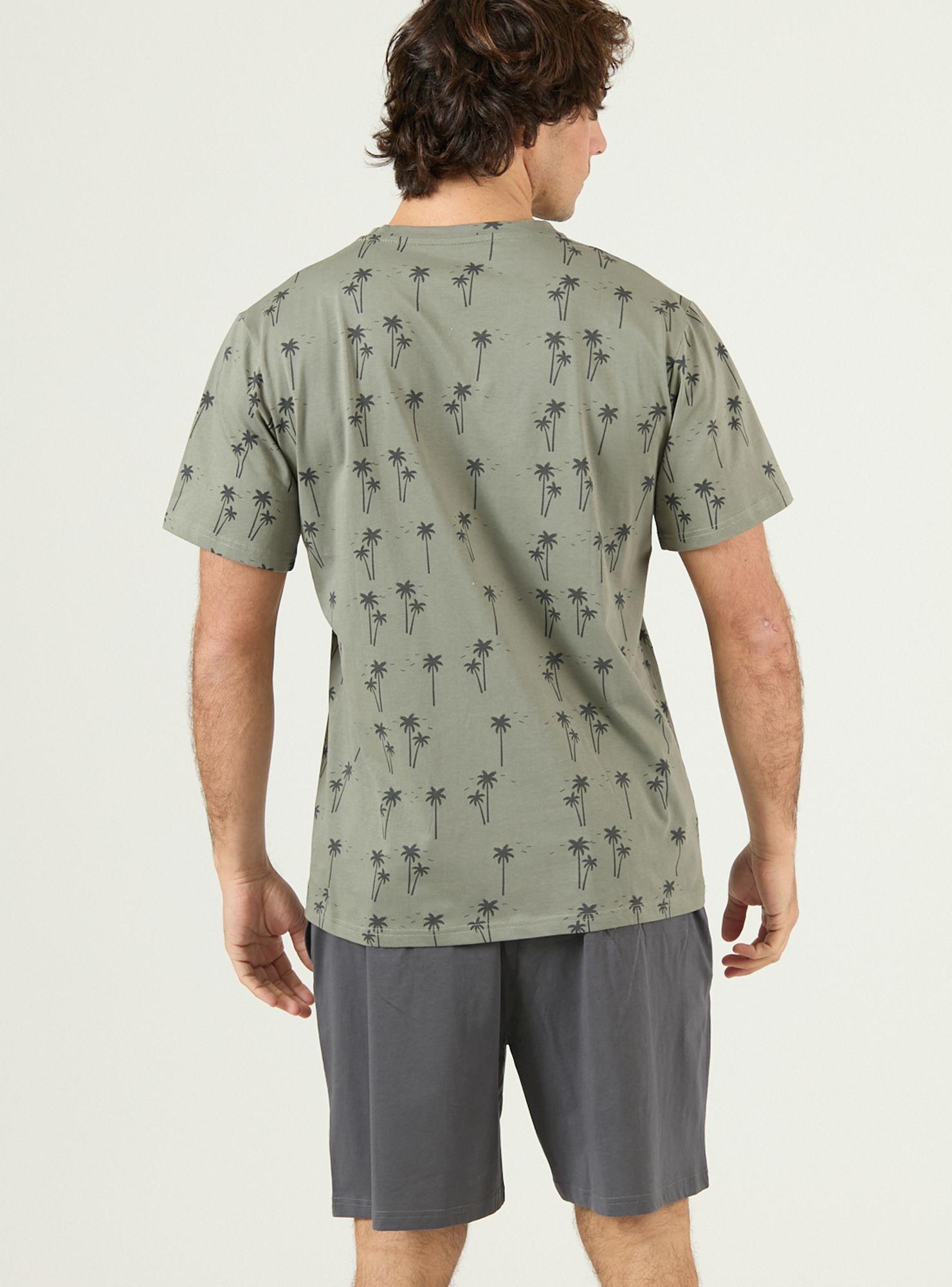 Pijama de Hombre Tomas Short Charcoal-3