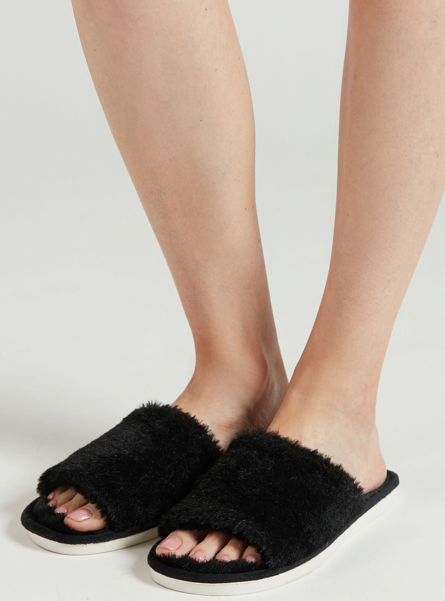 Pantufla Zapatilla Cozy Negro-0