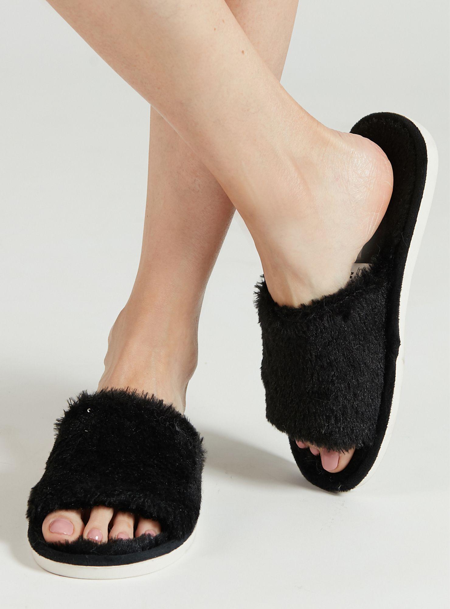 Pantufla Zapatilla Cozy Negro-1