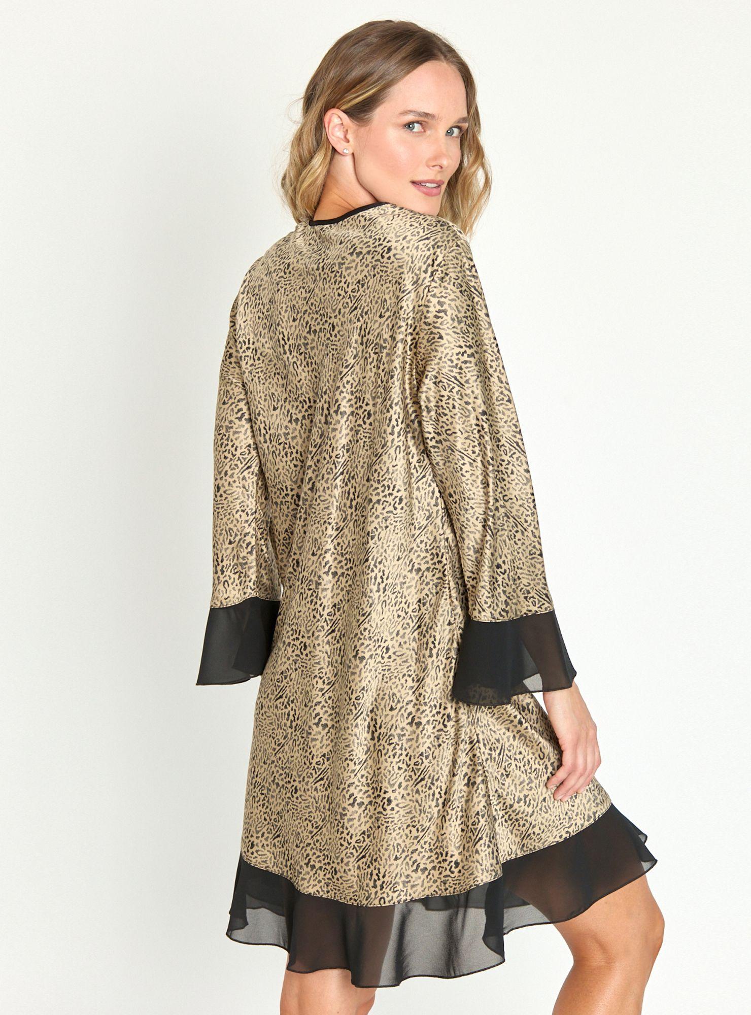 Camisa de Dormir Sesgo Animal Print-3