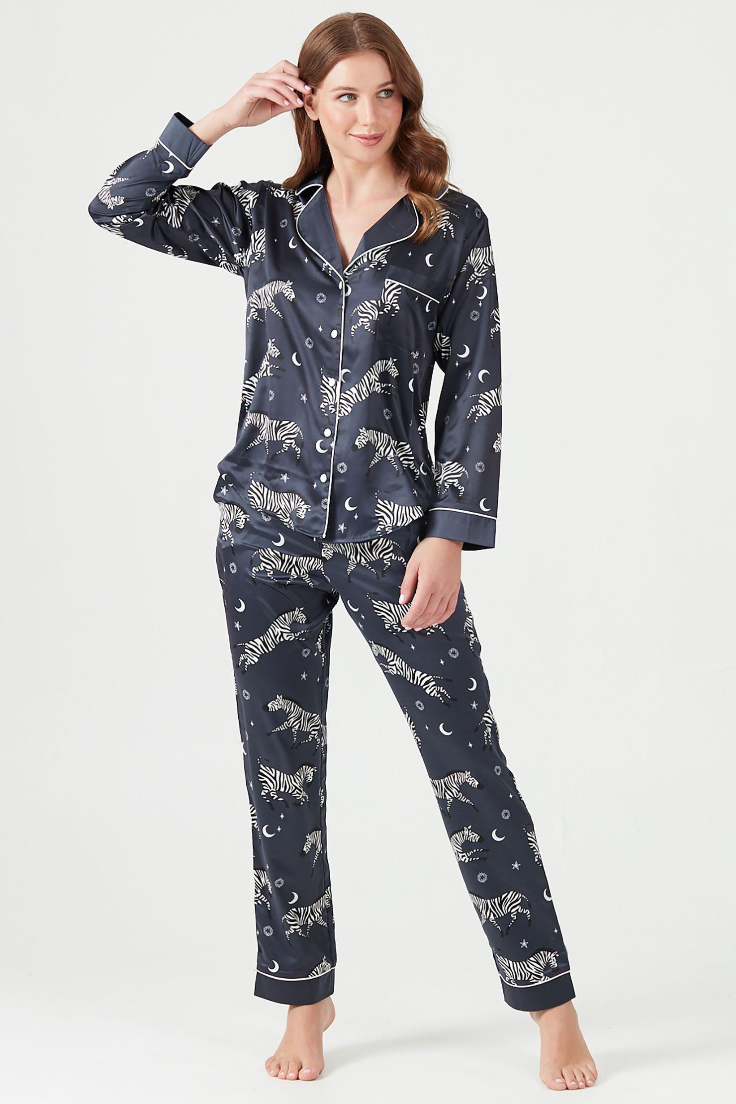 Pijama de mujer Roma Ml Azul-0