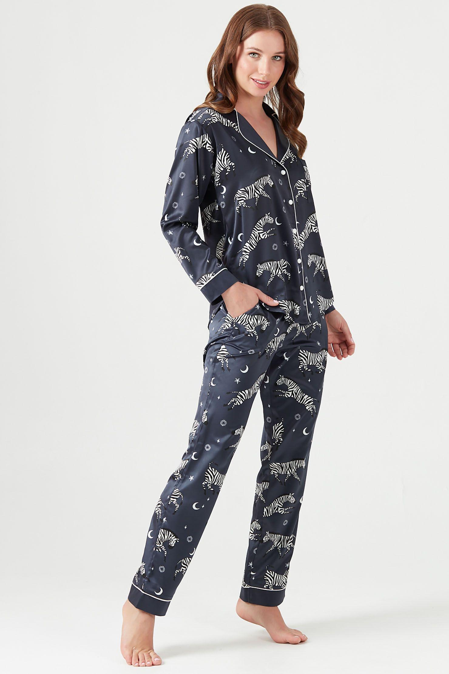 Pijama de mujer Roma Ml Azul-1