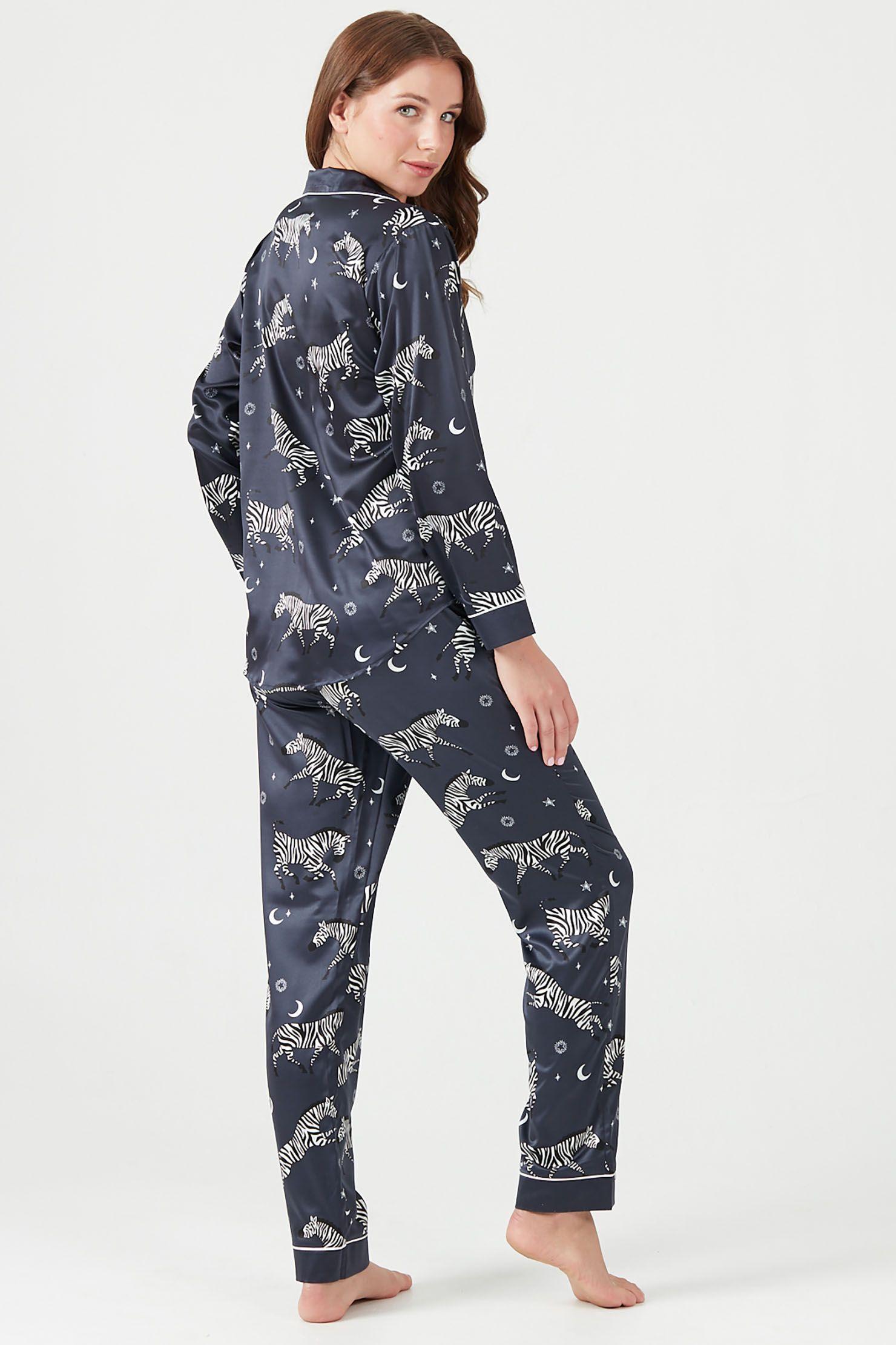 Pijama de mujer Roma Ml Azul-2