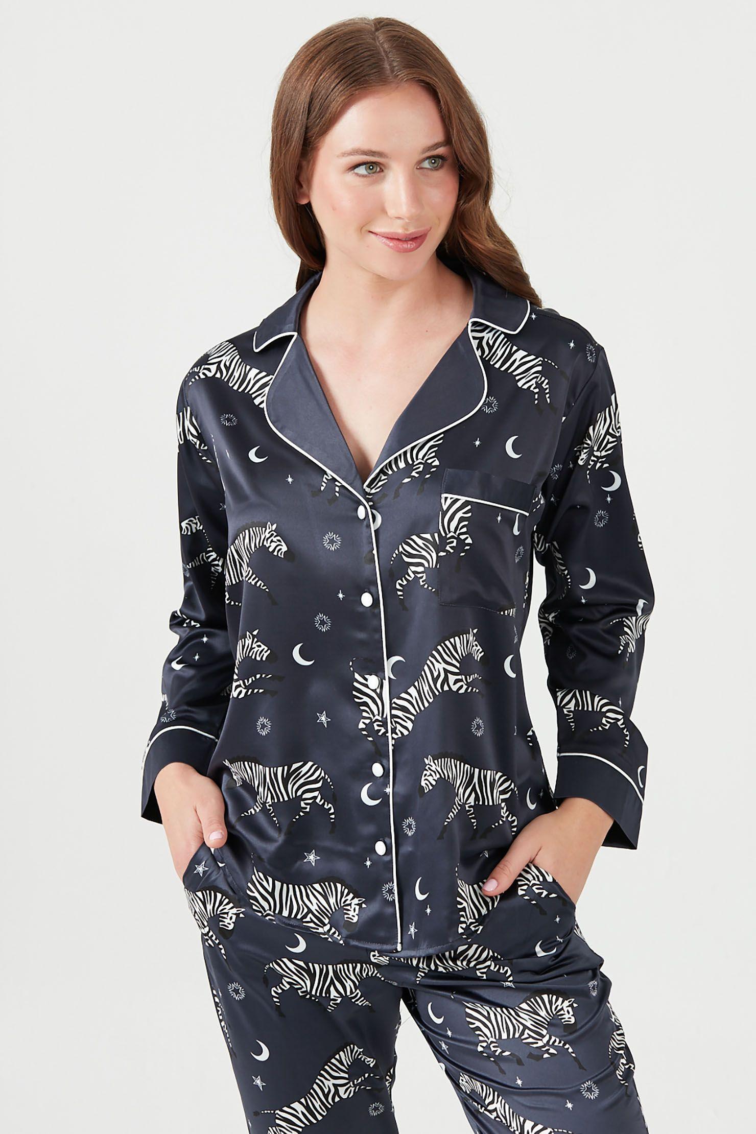 Pijama de mujer Roma Ml Azul-3