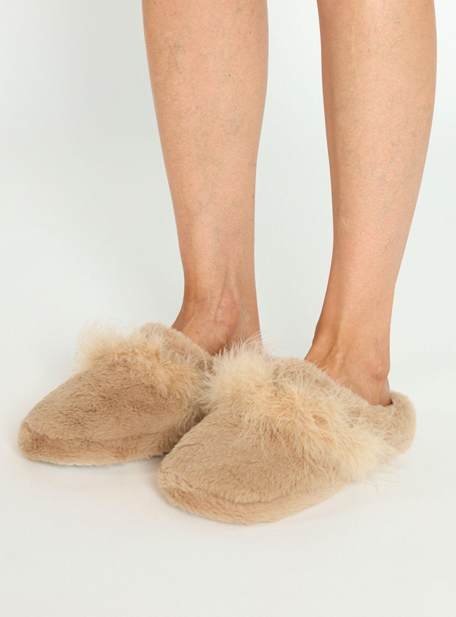 Pantufla de Mujer Zapatilla Bea Taupe-1