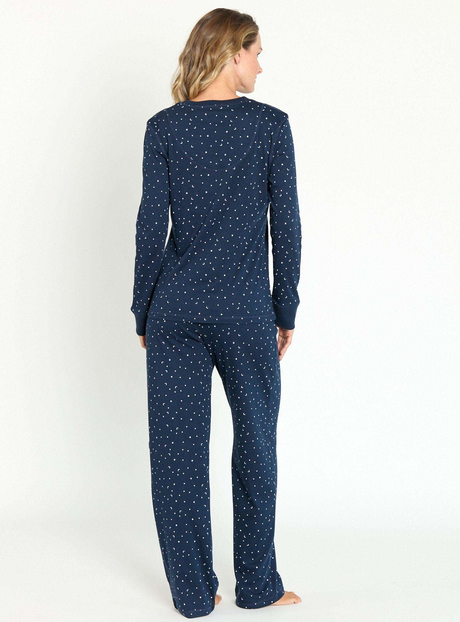 Pijama de Mujer Rocio Azul-2