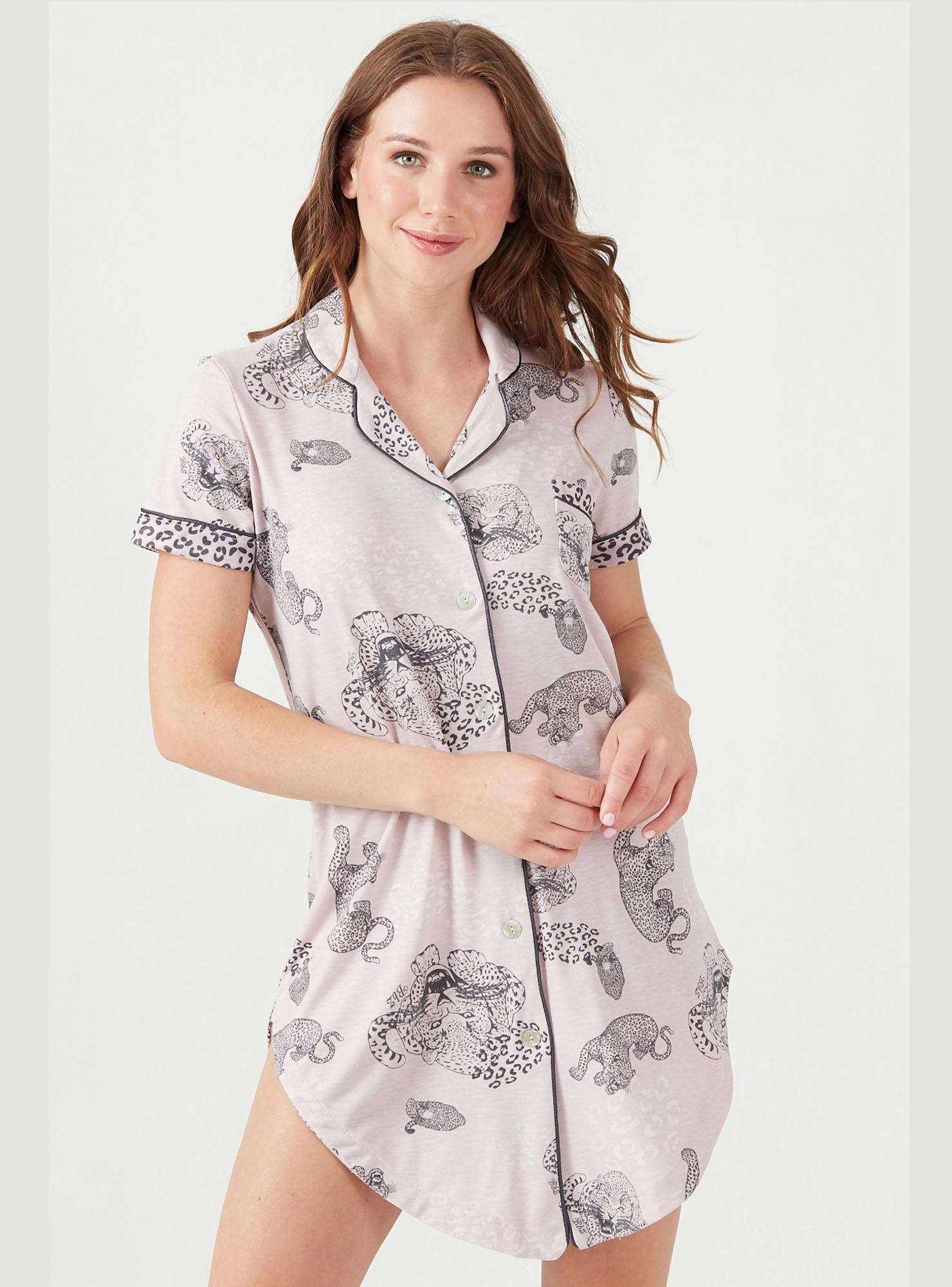 Camisa de Dormir Rio Rosado-1