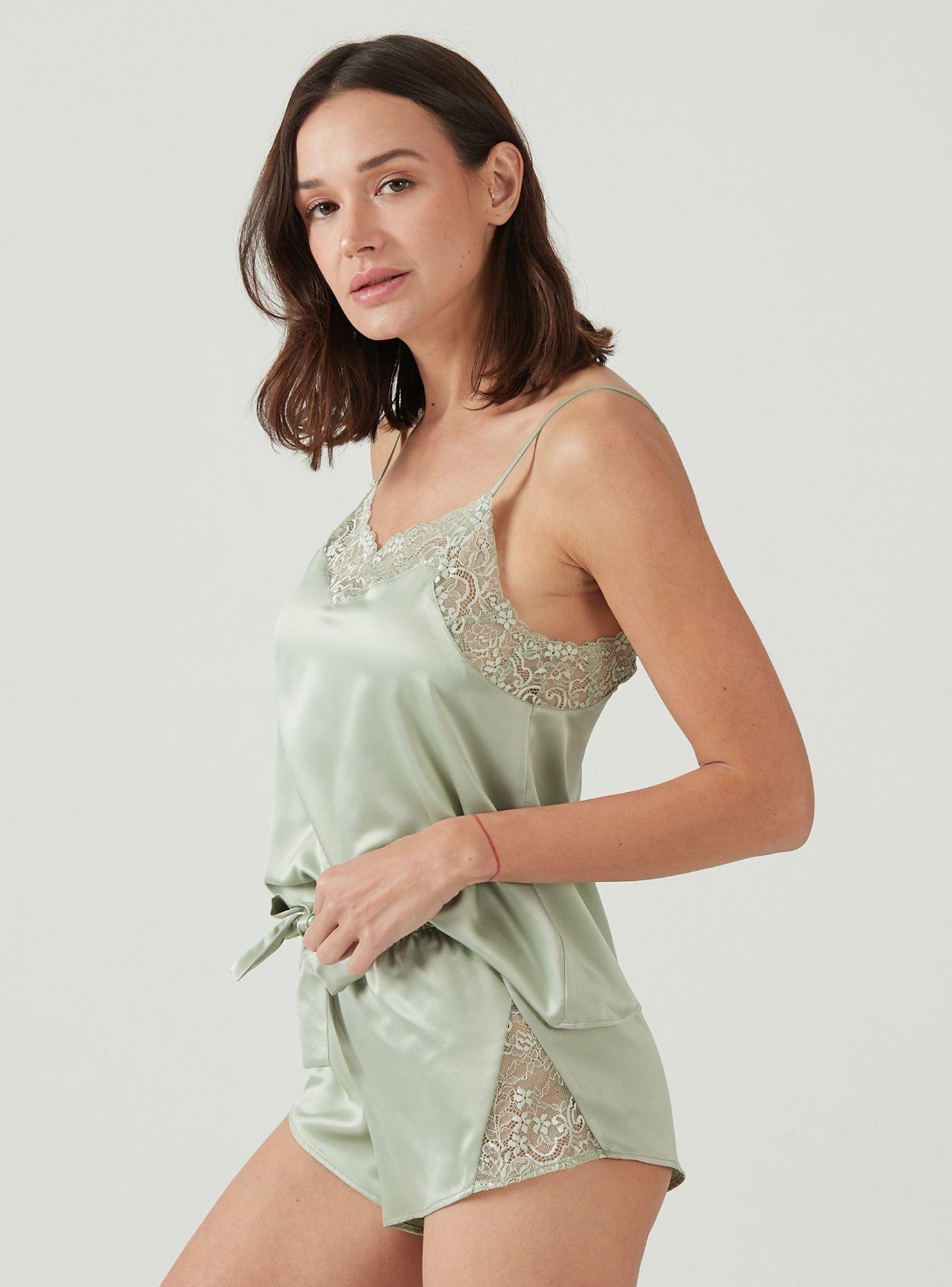 Pijama de Mujer Uma Verde-1