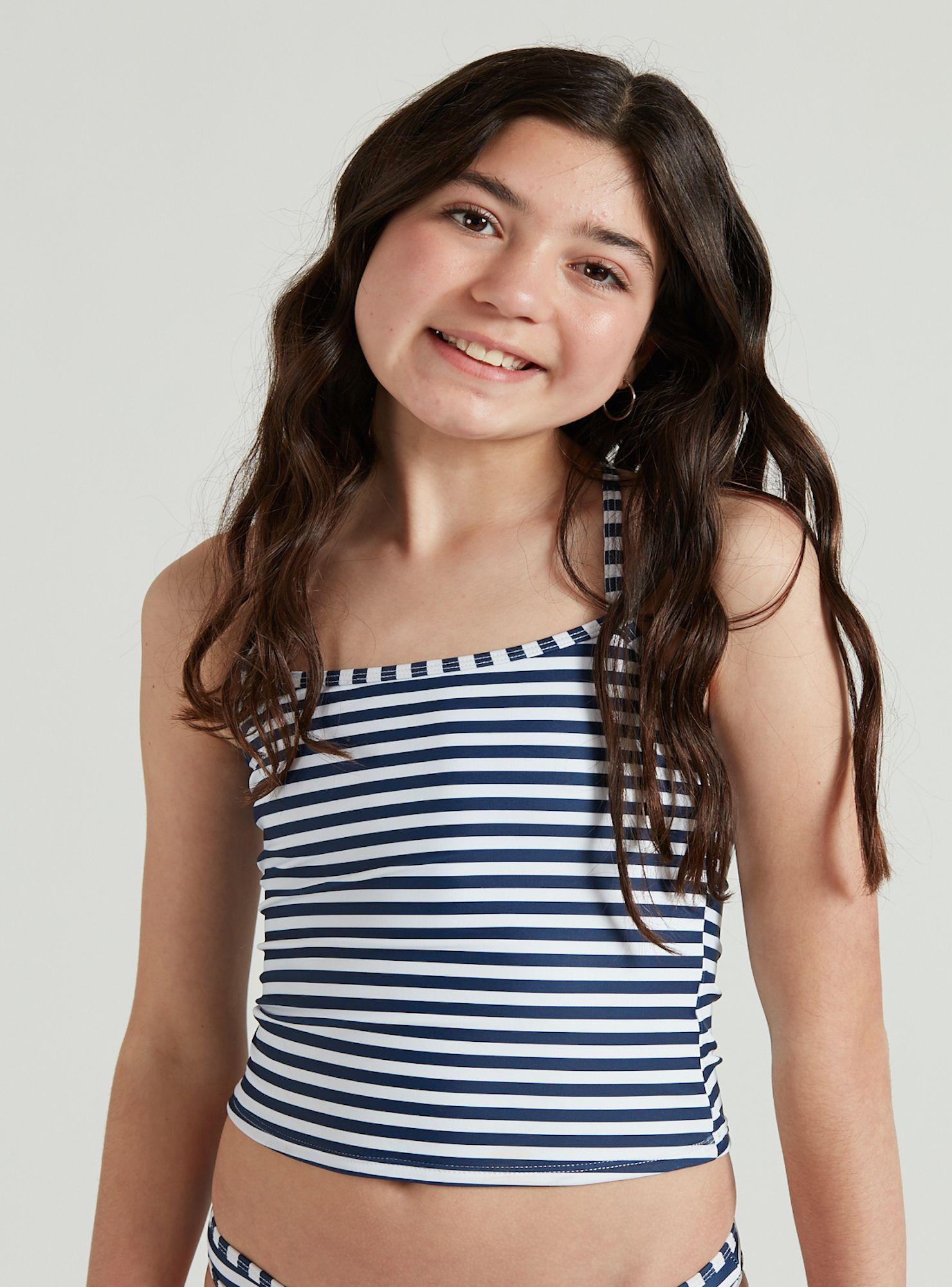 Traje de Baño Tankini Kids Azul-3