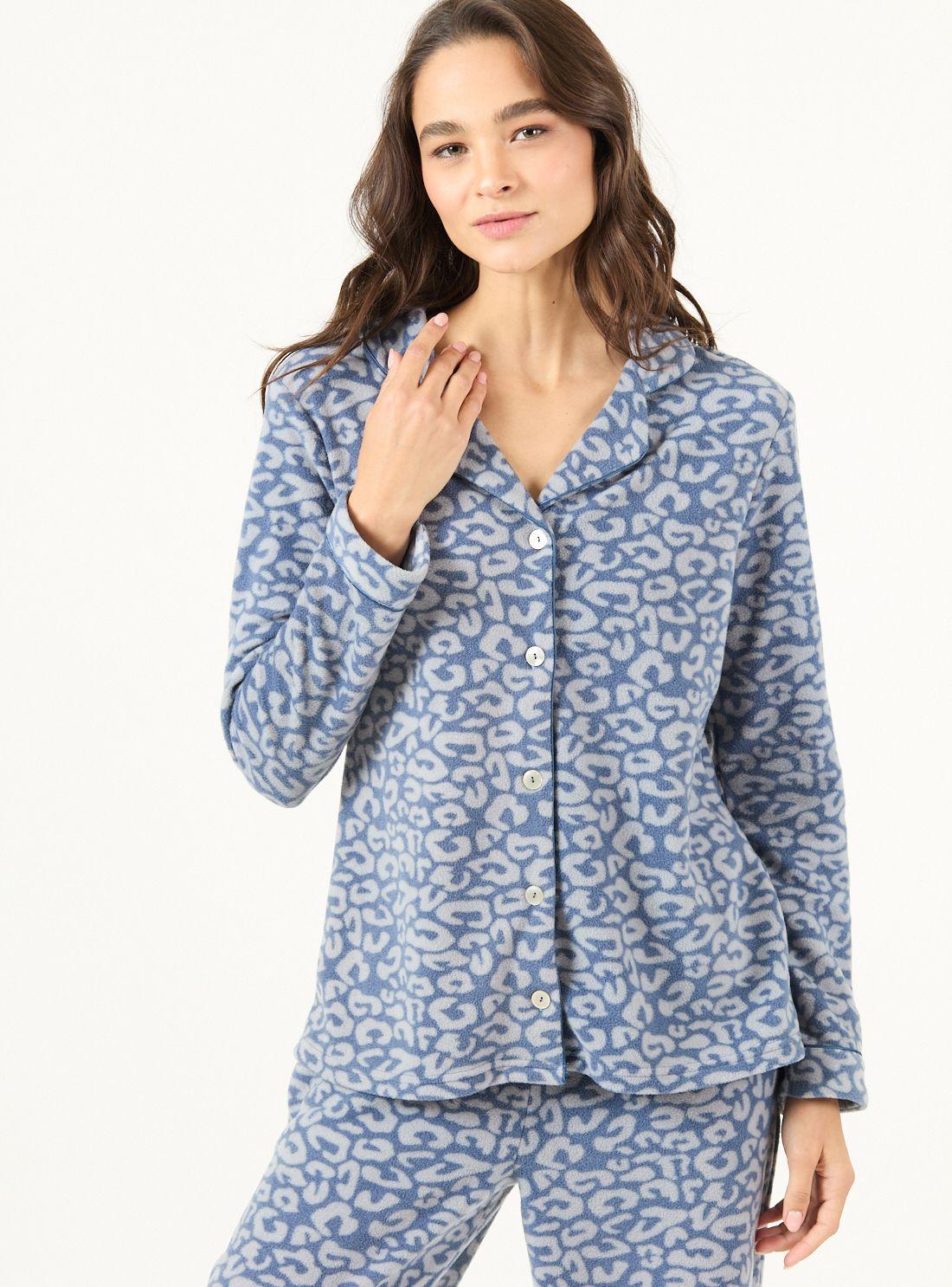 Pijama de Mujer Sport Polar Azul-5