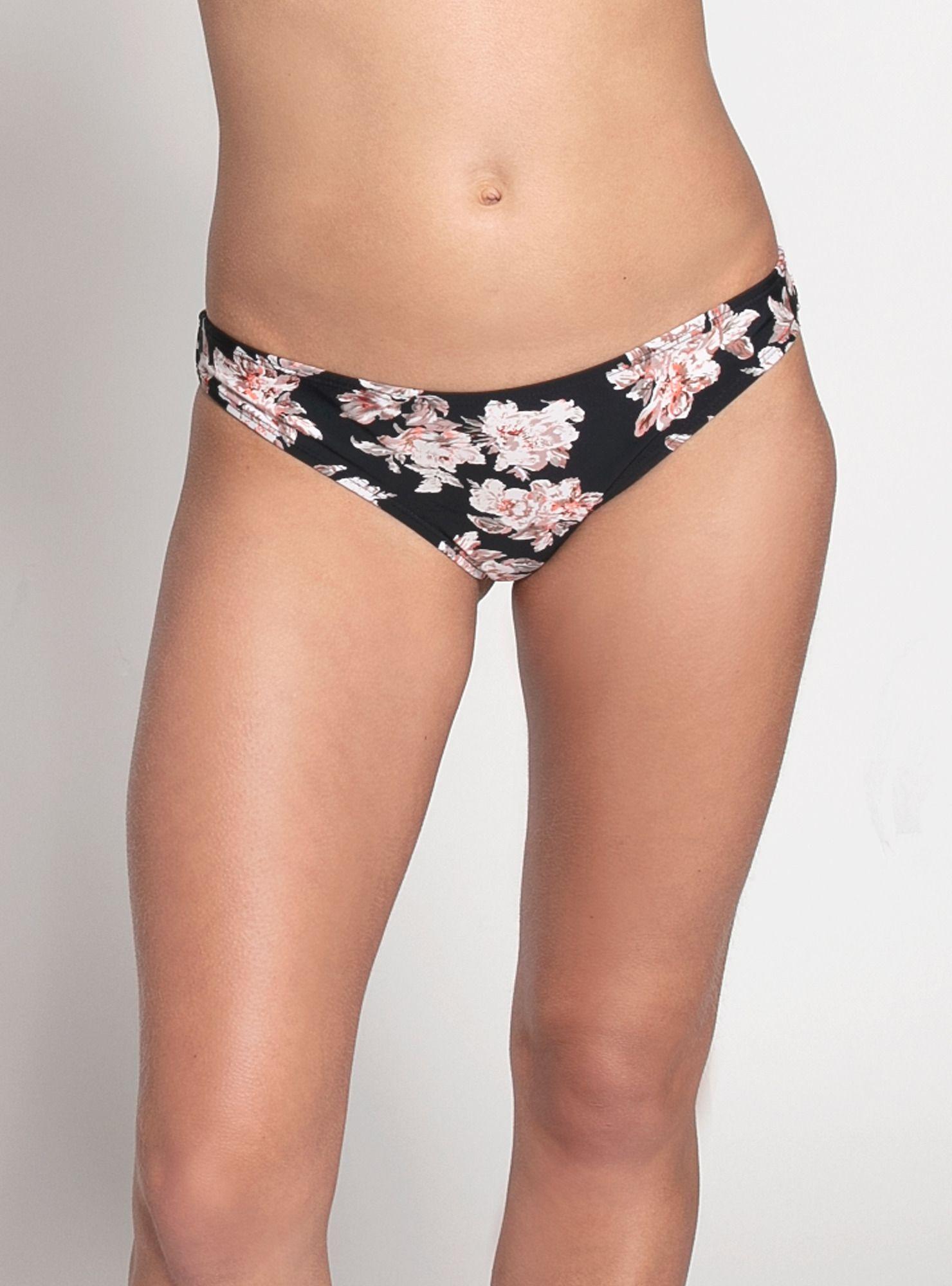 Traje de Baño de Mujer Flo Negro-1