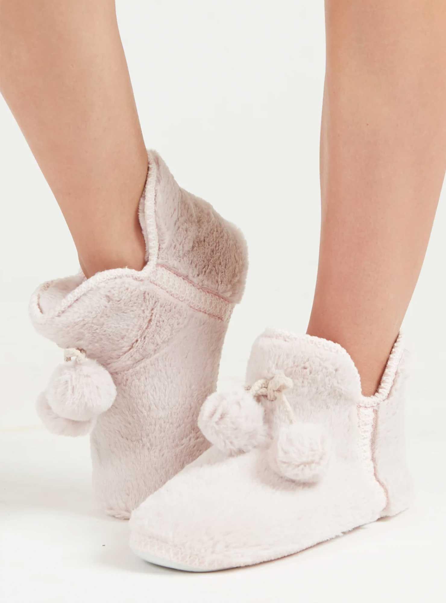 Pantufla Bota New Malva-0