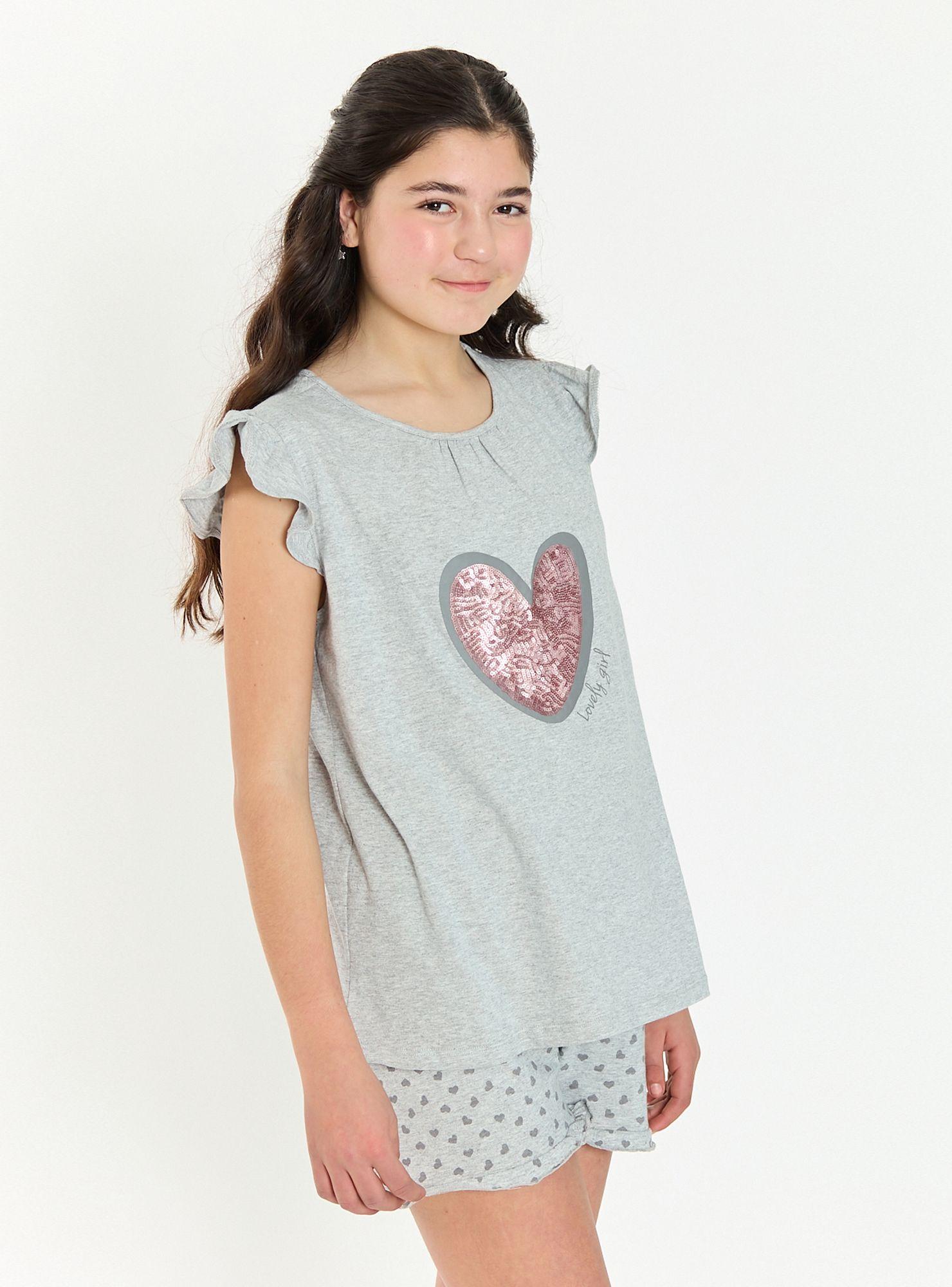 Pijama Jose Short Gris-2