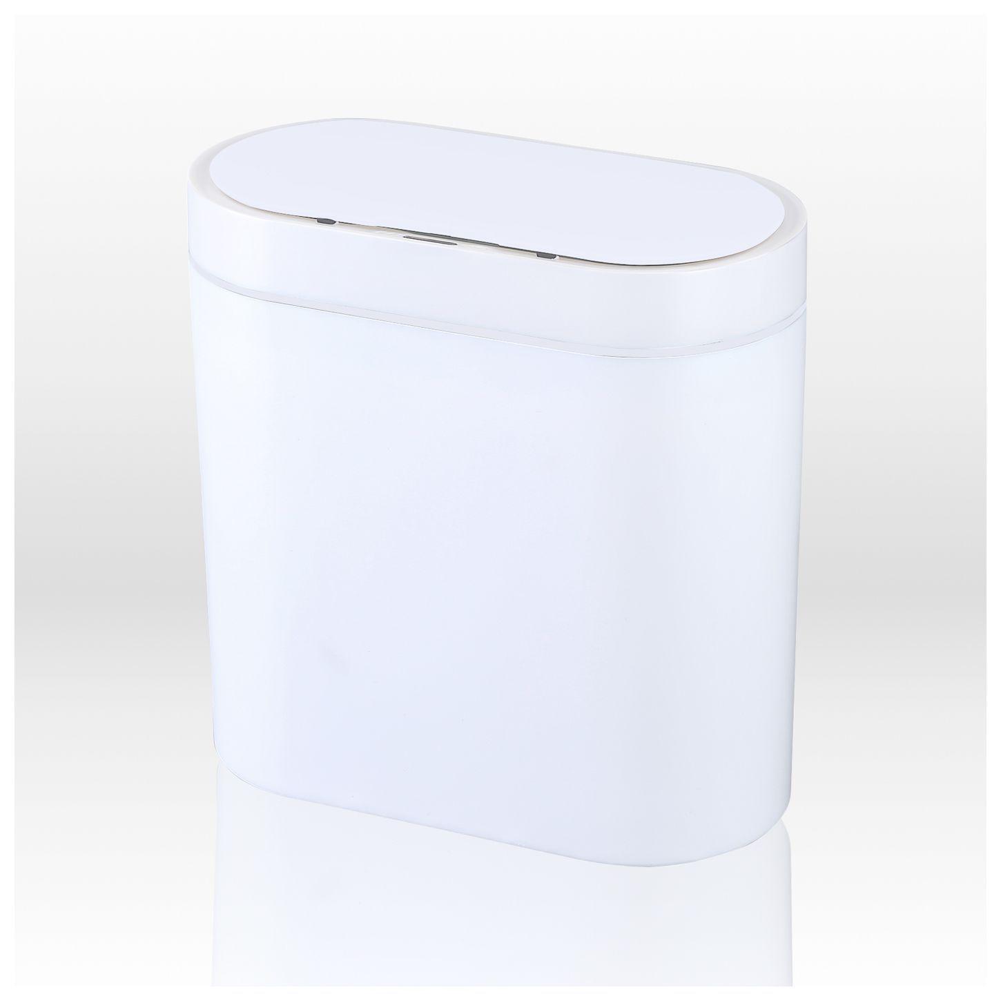 Basurero con Sensor Resistente al Agua | Blanco-0