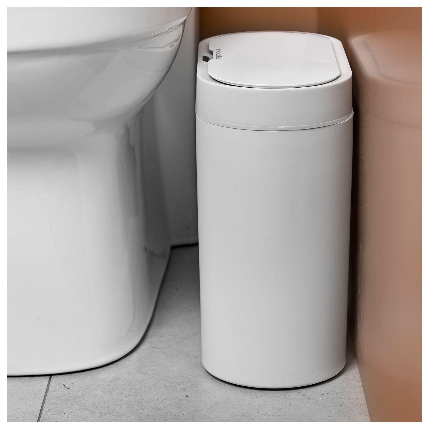 Basurero con Sensor Resistente al Agua | Blanco-2