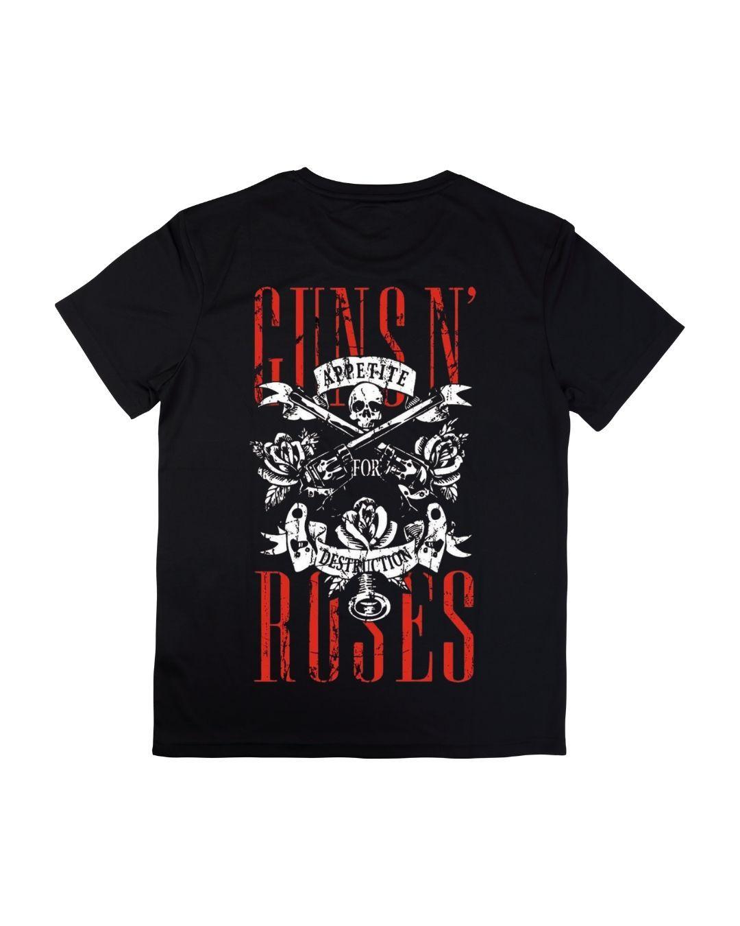 Polera Gun s and Roses Black-0
