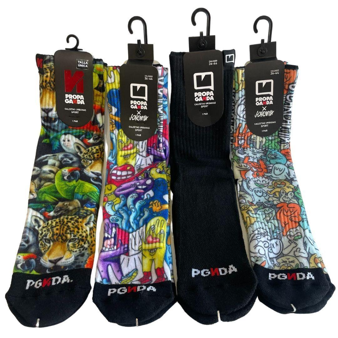 Combo 4 Pack 4 Calcetines Sublimados-2