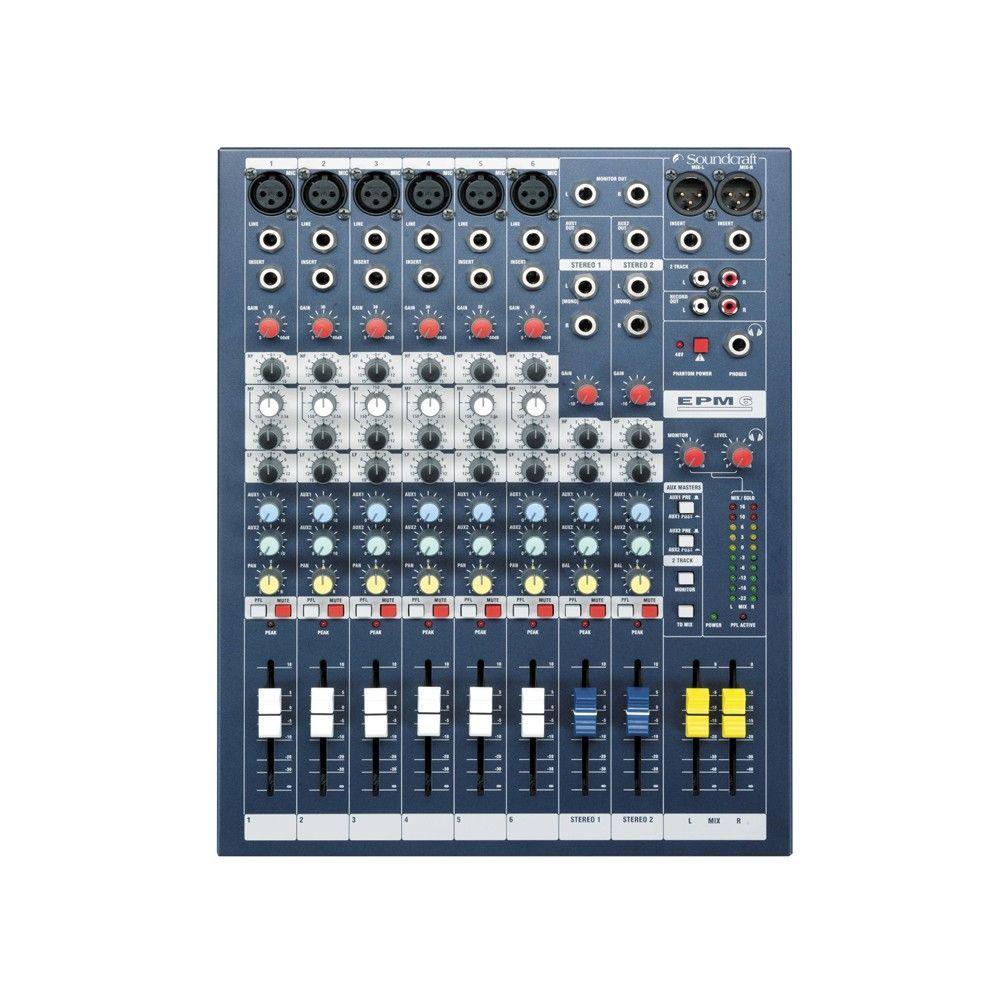 Consola Análoga Soundcraft EPM6-0