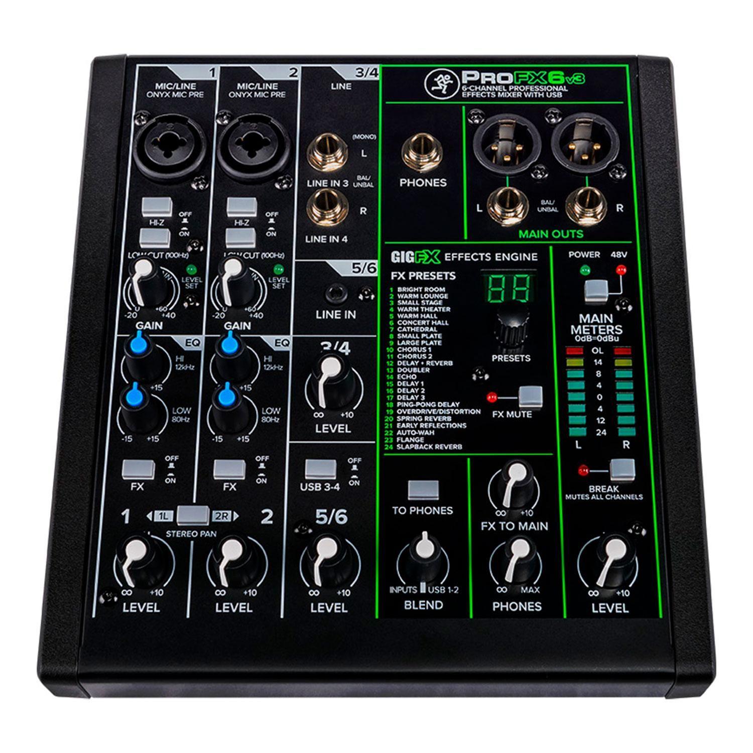 Consola Pasiva Mackie PROFX6V3-4