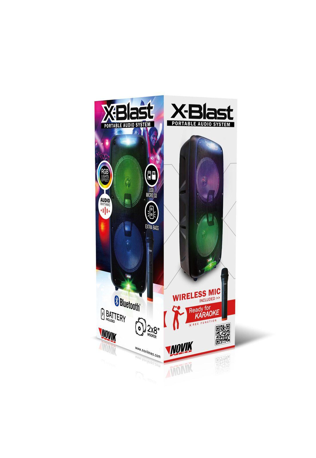 Parlante Portátil con Batería Novik X BLAST-6