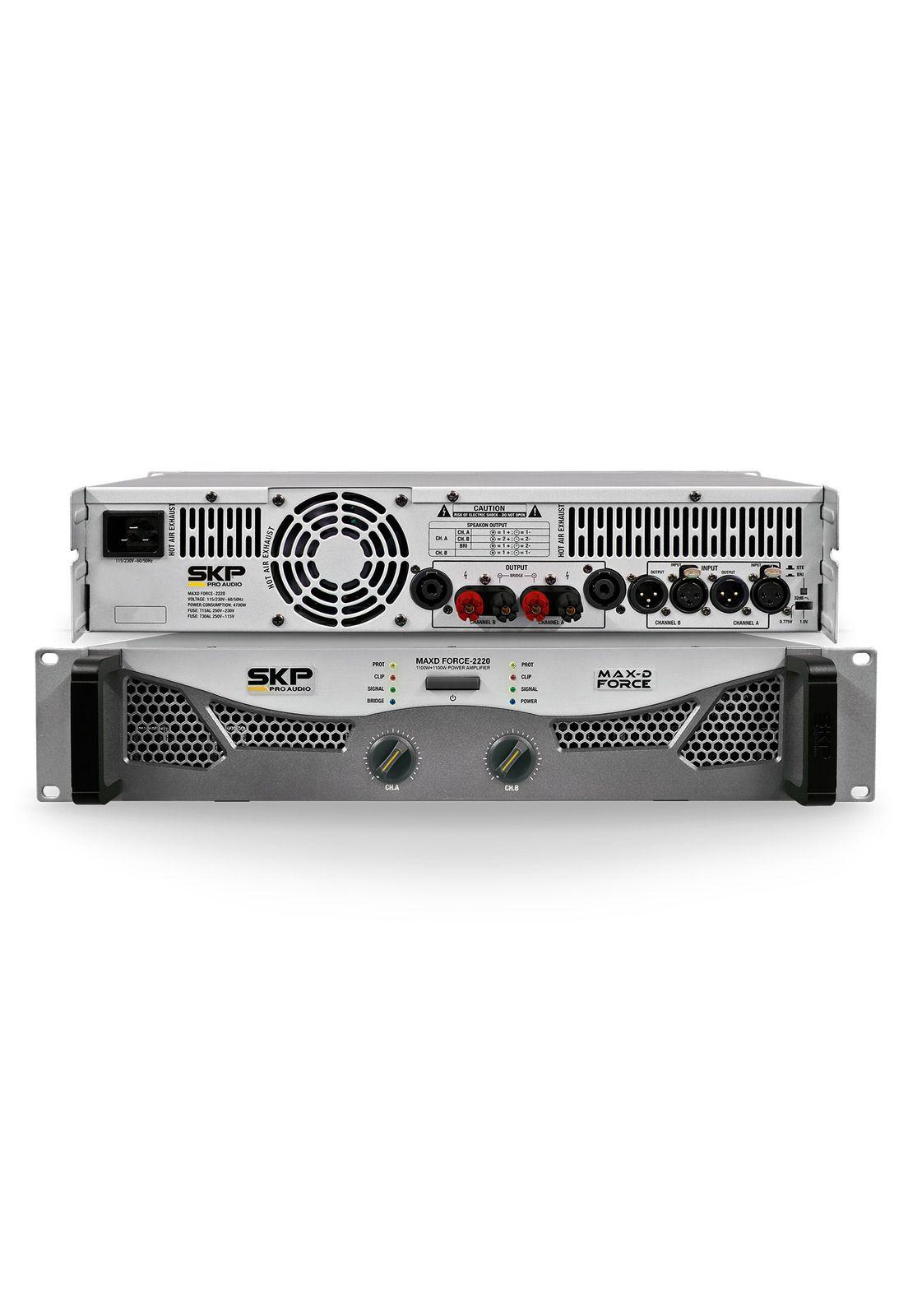 Amplificador de Potencia SKP Maxd Force 2220-4