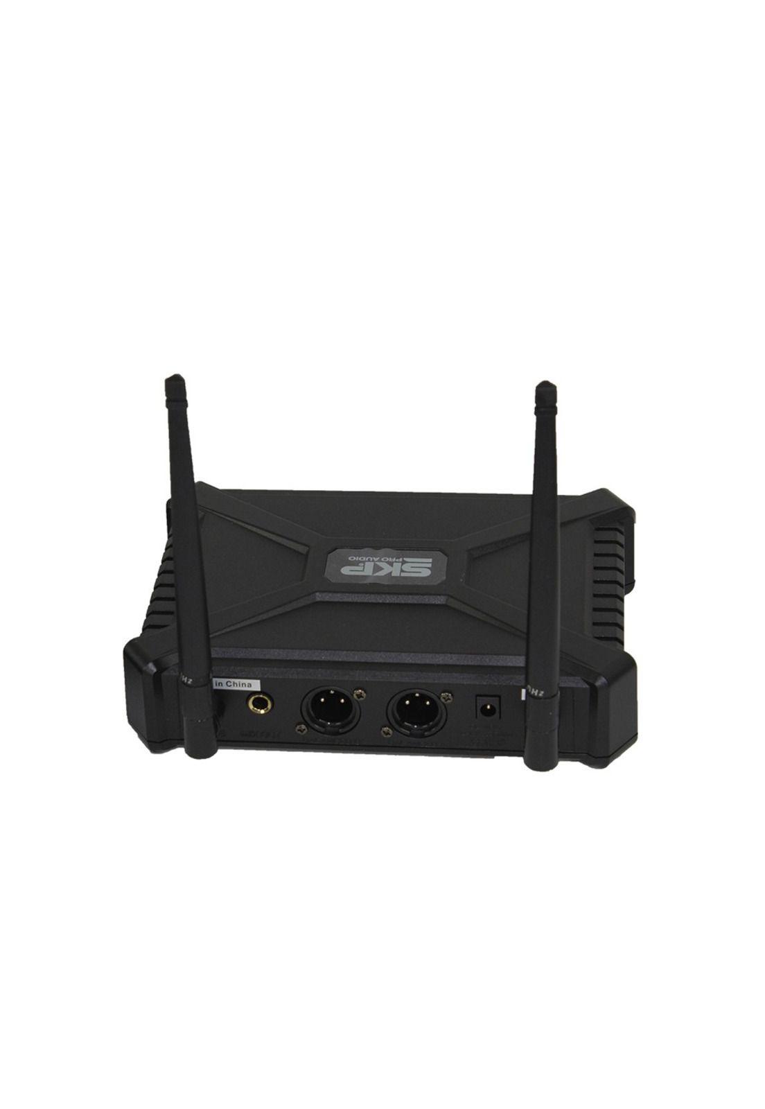 Micrófono Doble Inalámbrico SKP UHF 300D-2