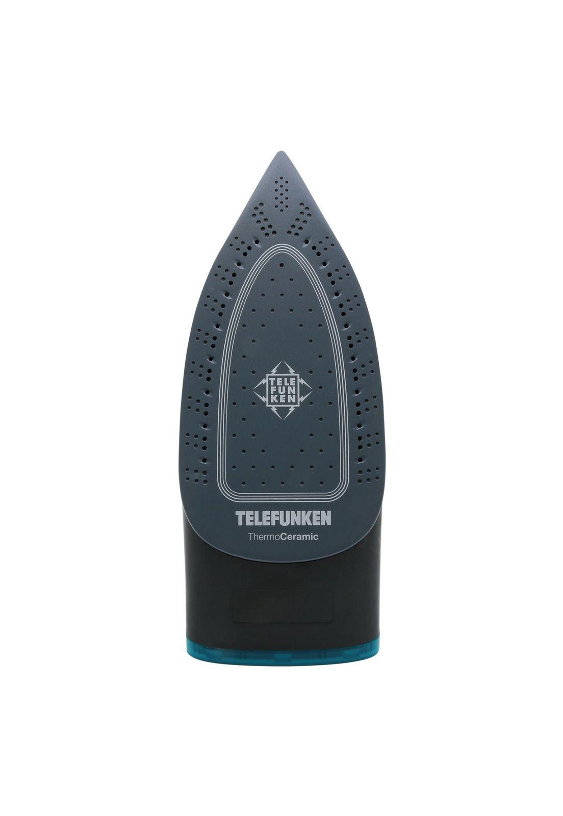 Plancha a Vapor con placa de Ceramica Celeste-2