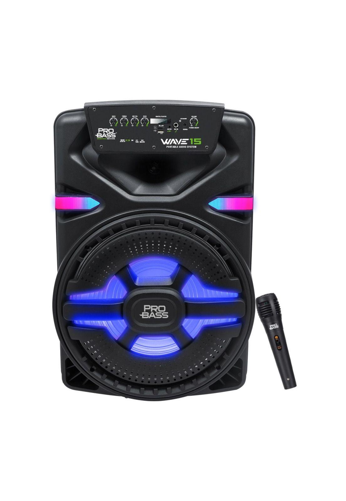 Parlante con Batería Bluetooth Probass WAVE 15-0