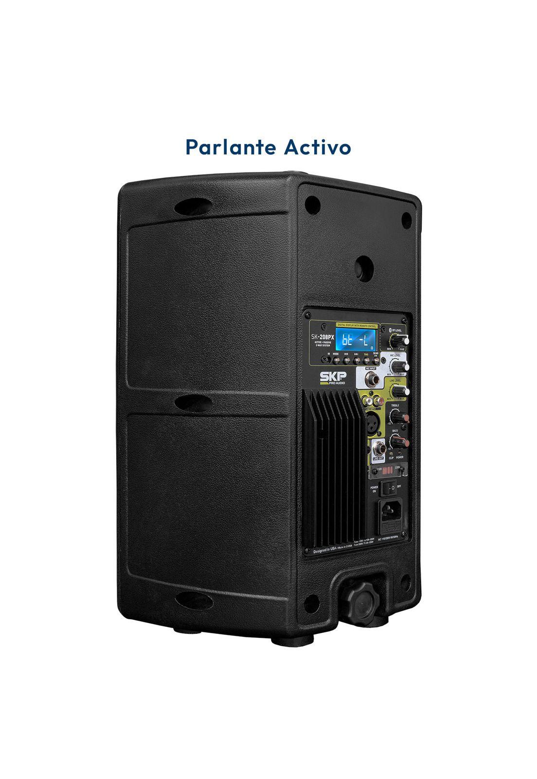 Par de parlantes más Soporte de Muro SKP SK 208Px-4