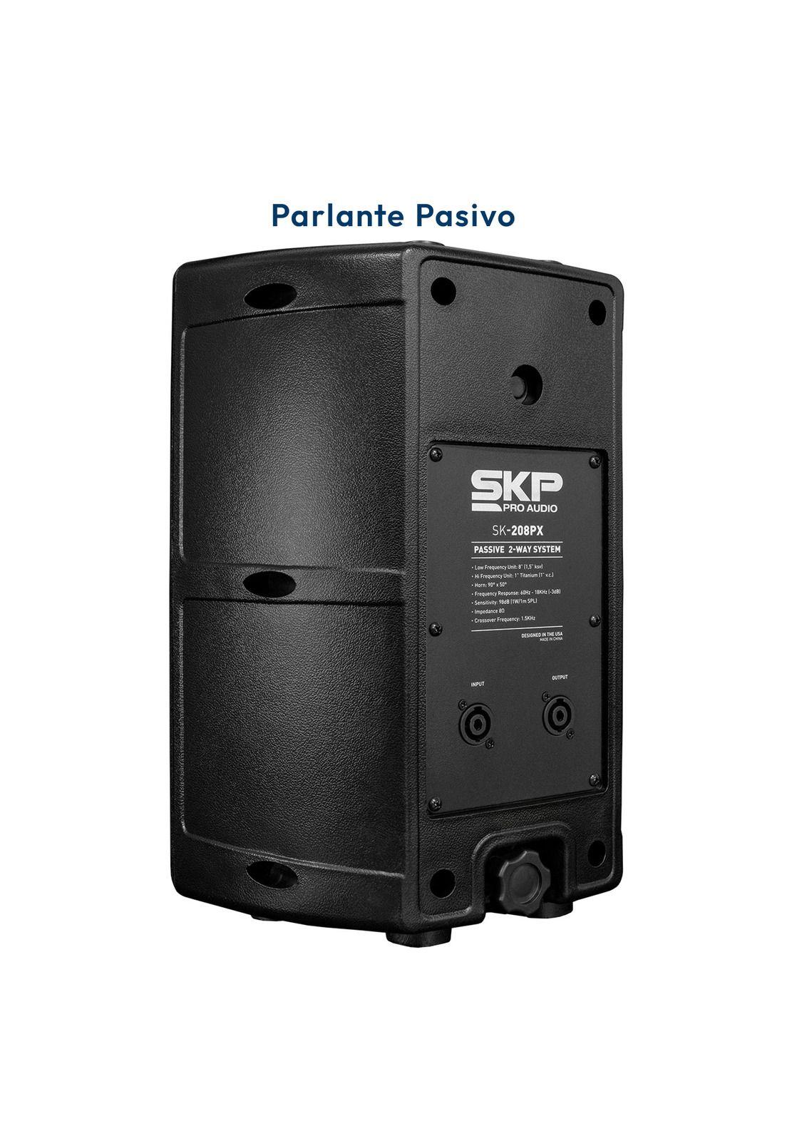 Par de parlantes más Soporte de Muro SKP SK 208Px-7