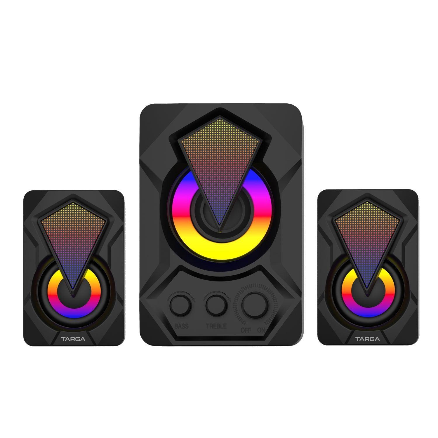 Kit de parlantes Gamer para PC Targa Diamond Pro-0