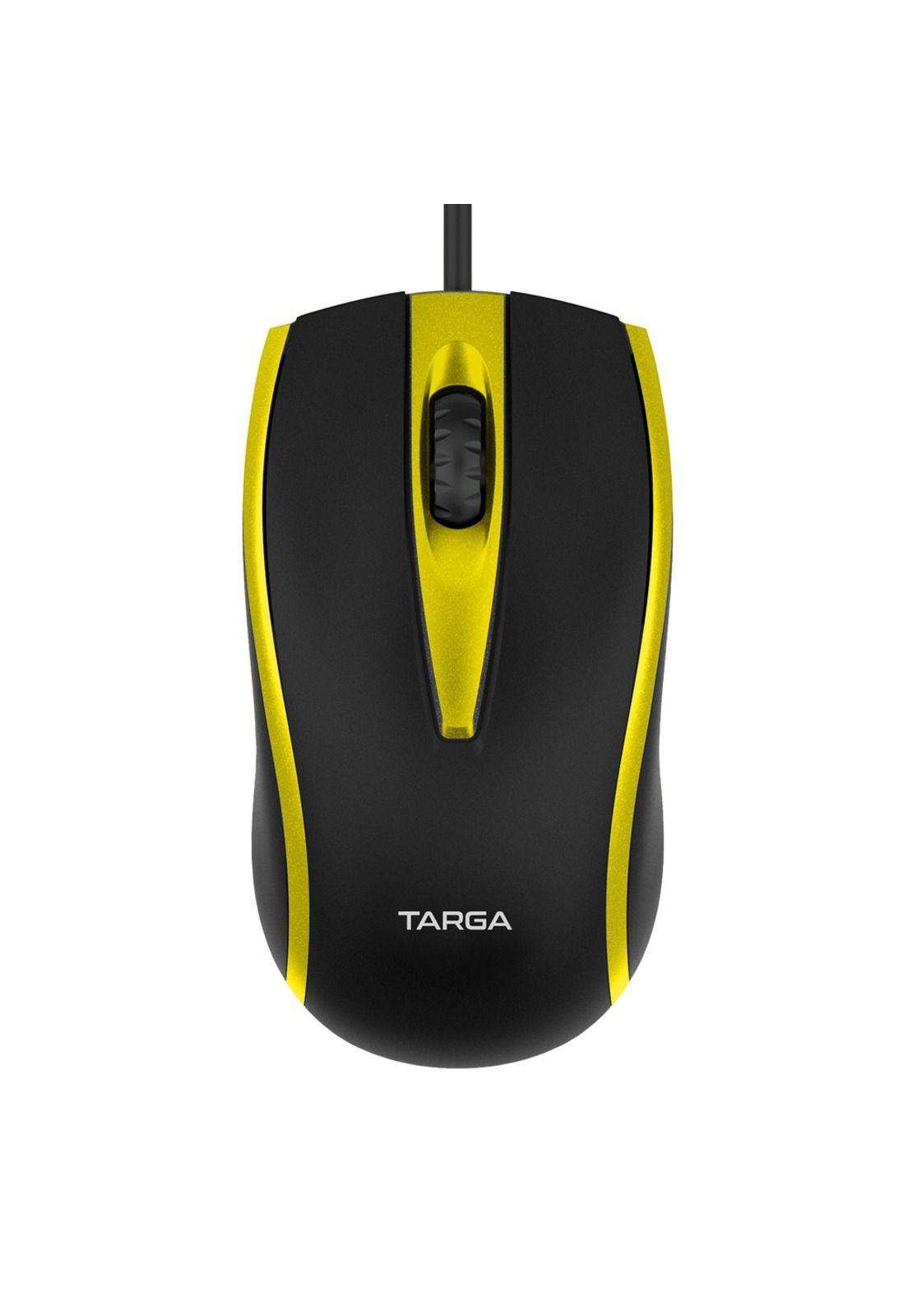 Mouse USB Targa TG M50 Amarillo-0
