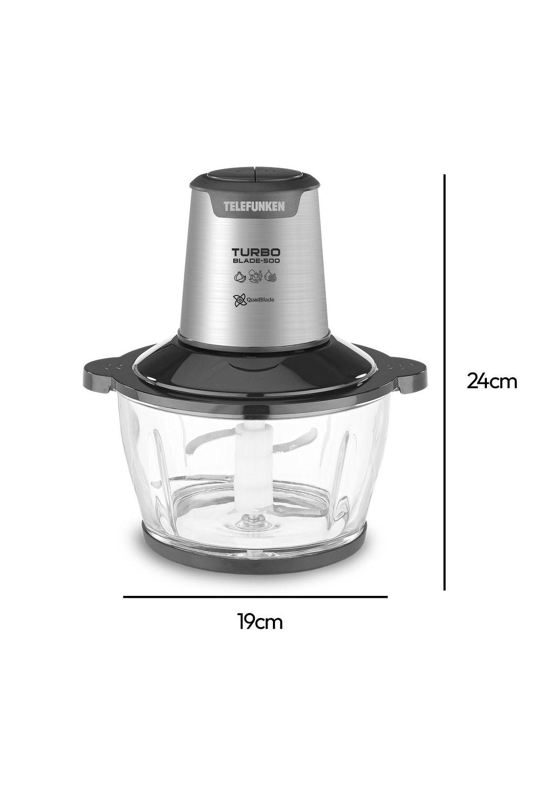 Procesadora de Alimentos 1.5lts Telefunken TurboBlade 500-6