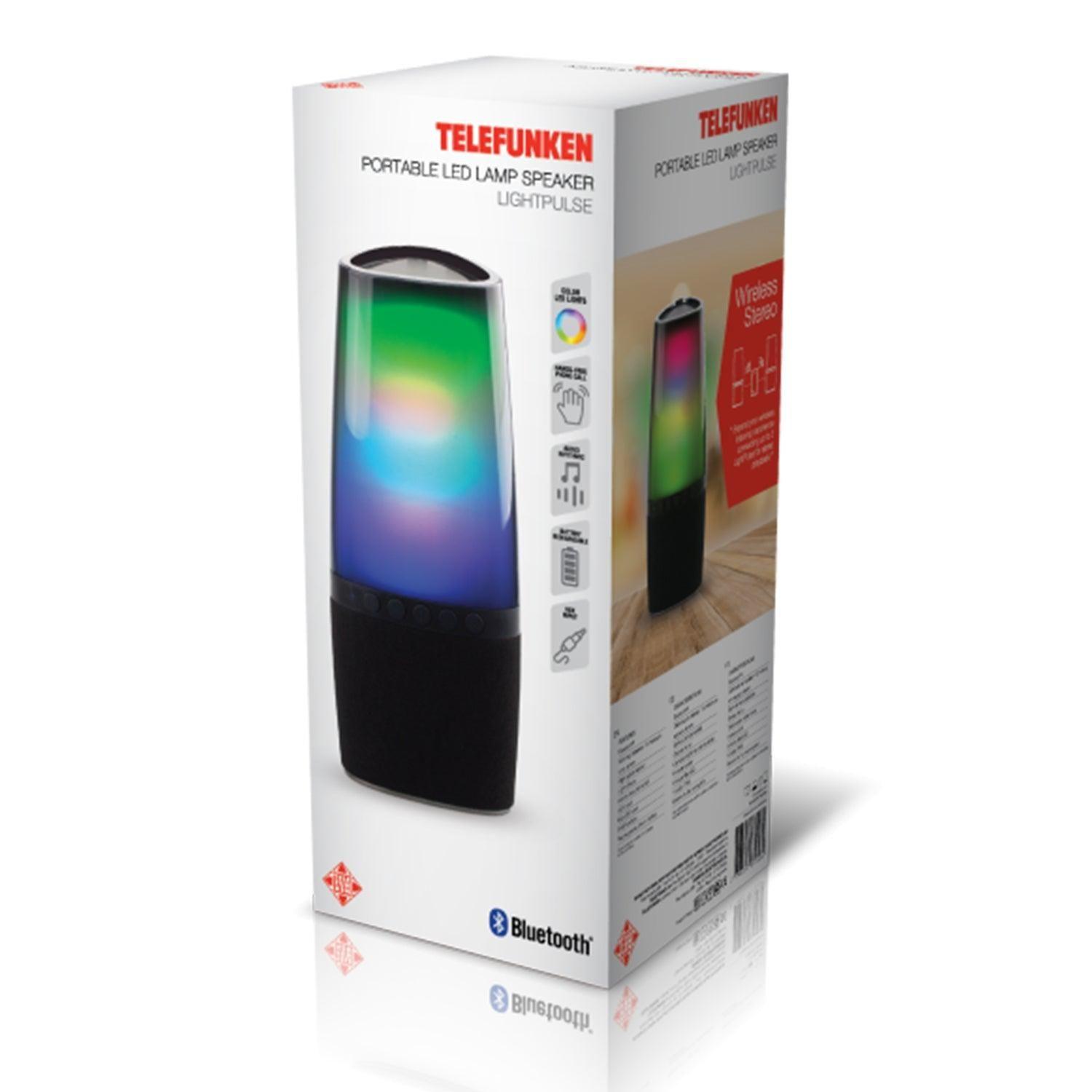 PARLANTE PORTATIL BLUETOOTH Telefunken LIGHTPULSE-5