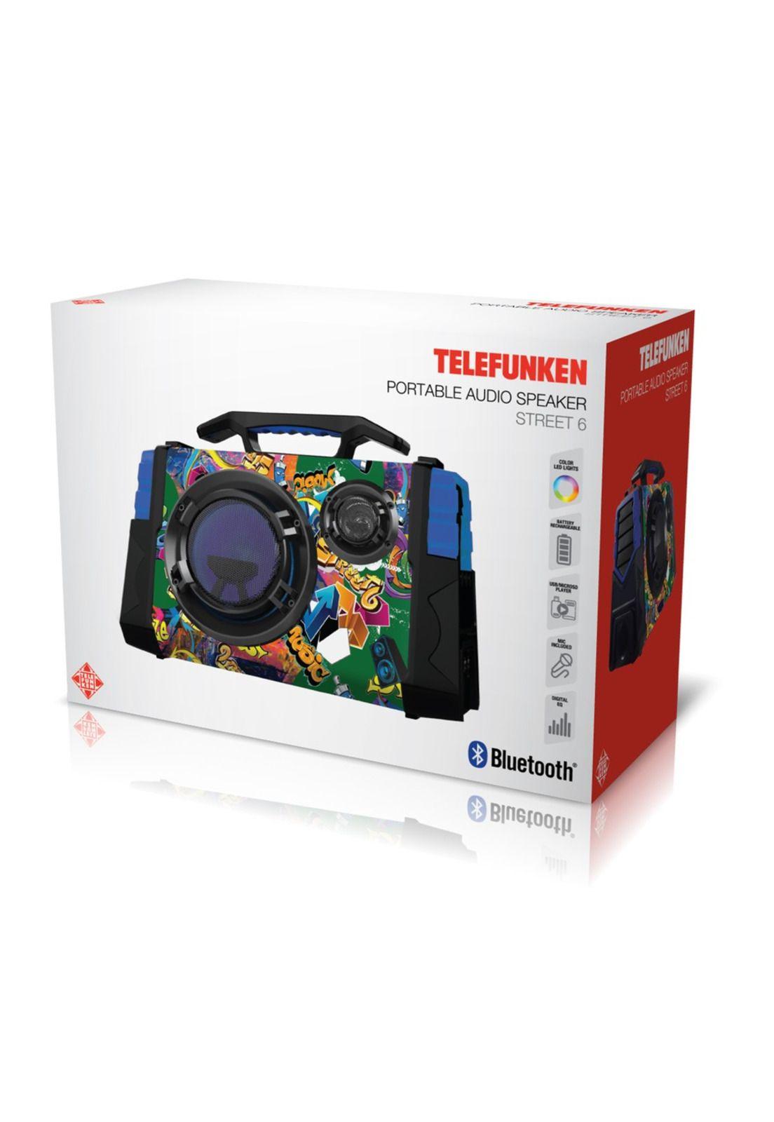 Parlante Portátil Bluetooth Telefunken Street 6-5