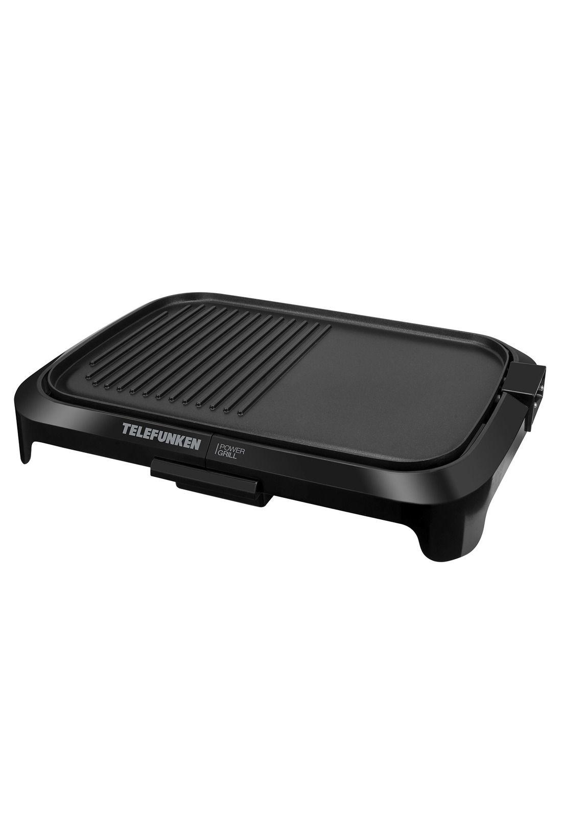 Parrilla Eléctrica con Tapa Telefunken Power Grill-2