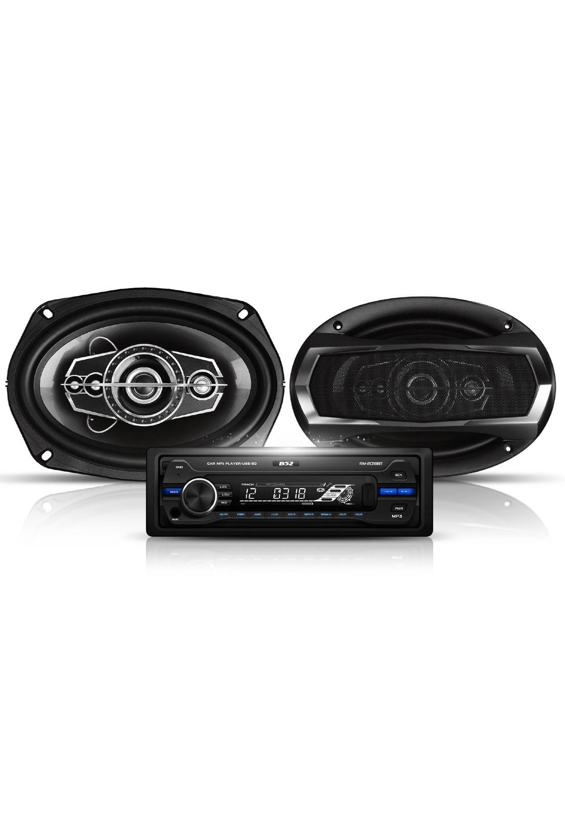 Combo Radio+Parlante para Auto B52 ELK 948bt-0