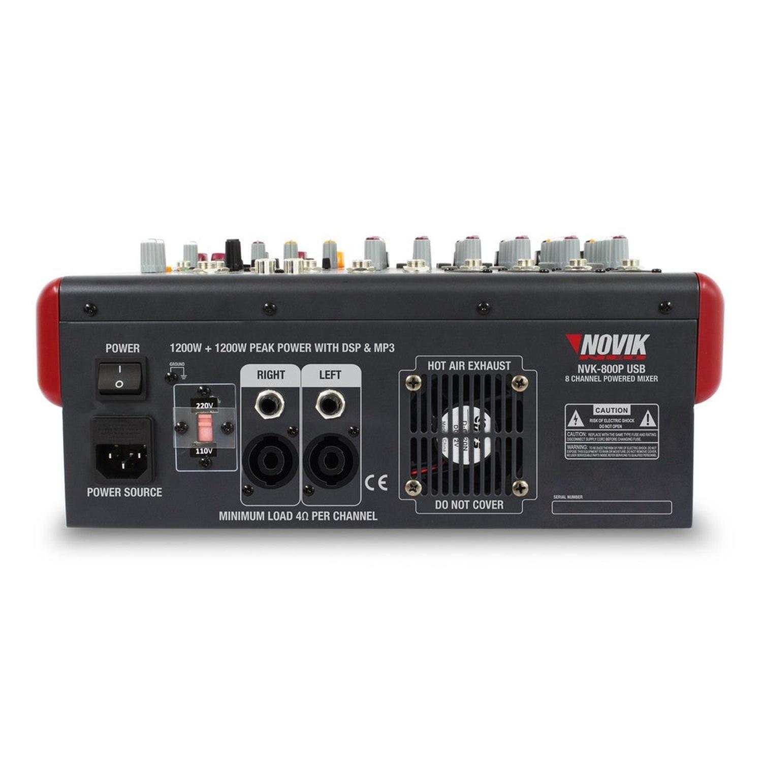 CONSOLA POTENCIADA NOVIK NVK 800P-3
