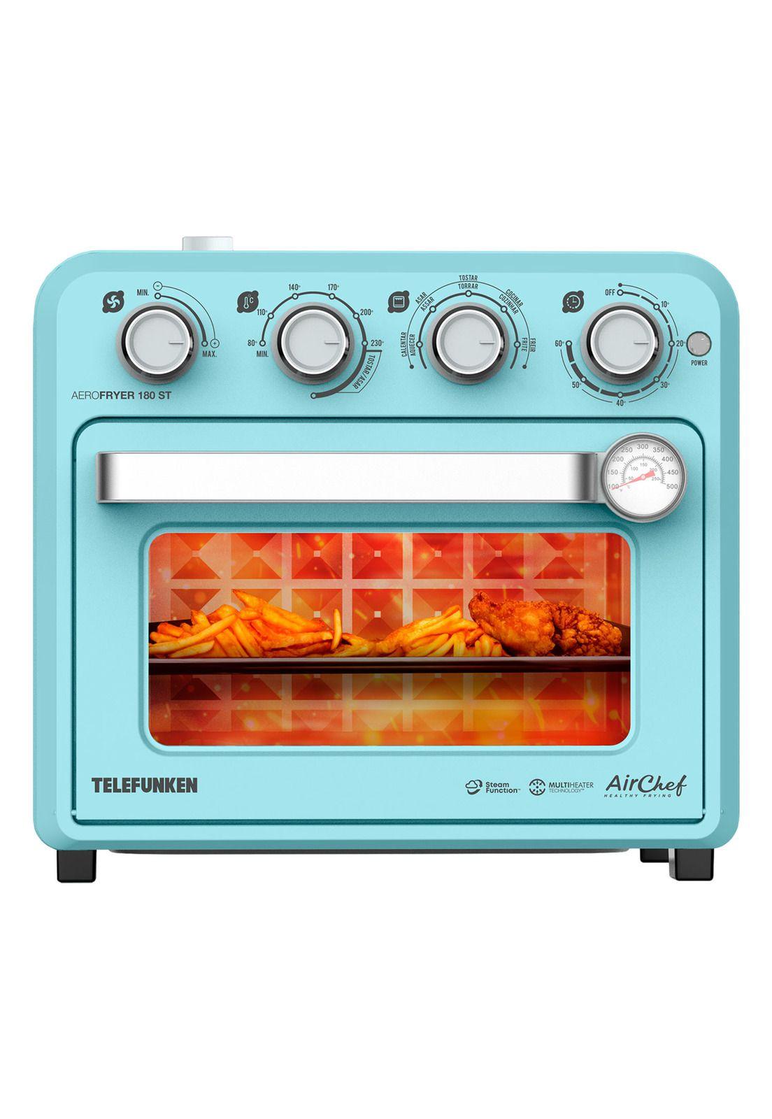 Horno Freidora de Aire  y Vapor 18lts AeroFryer 180ST-1