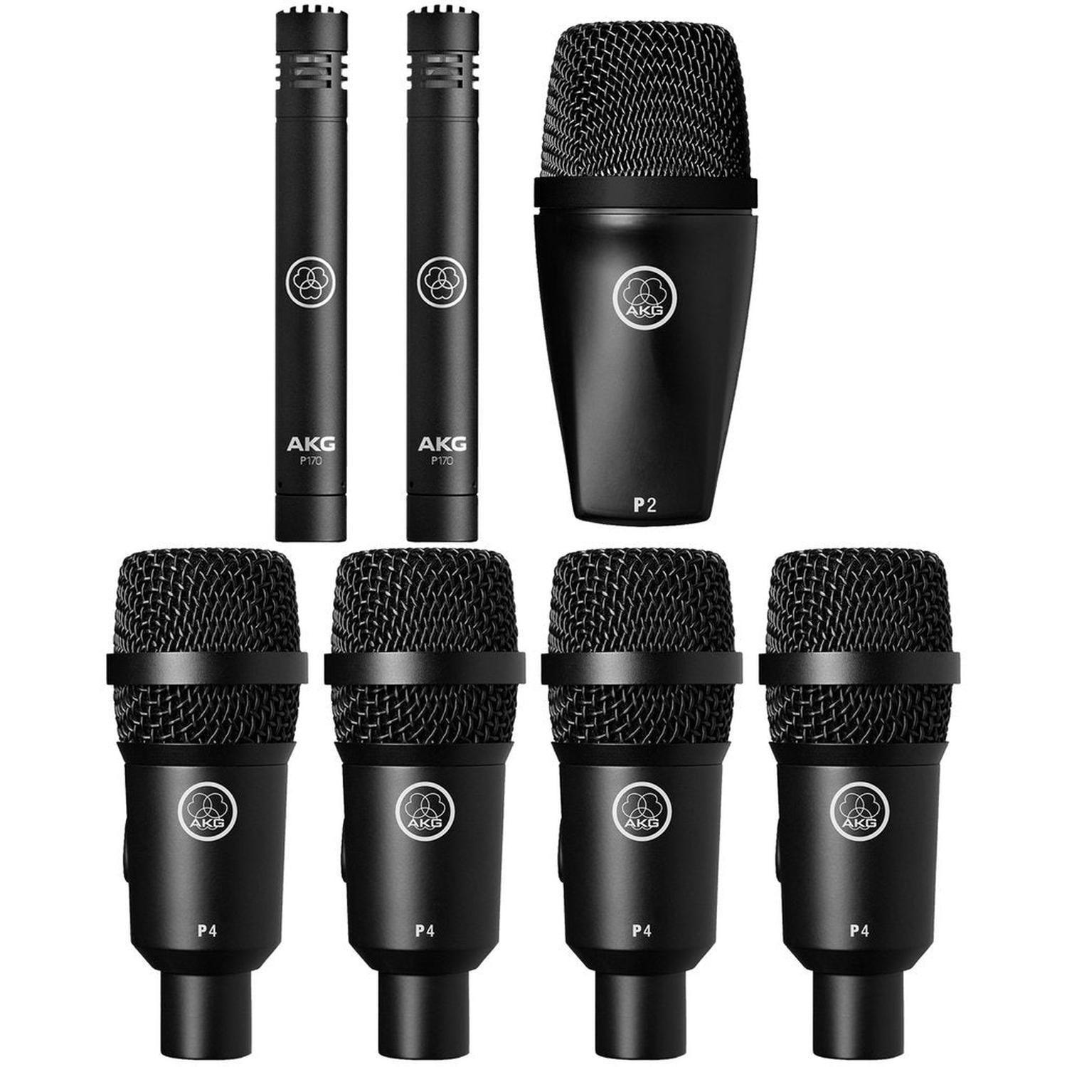 SET DE MICROFONOS DE PERCUSION AKG DRUM SET SESSION I-0