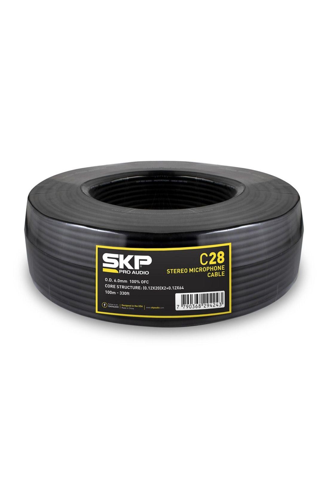 Rollo de Cable para Micrófono 100m SKP C28-0