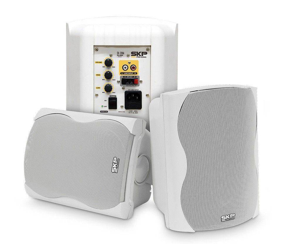 Par de Parlantes de Instalación SKP SK 206A WH-0